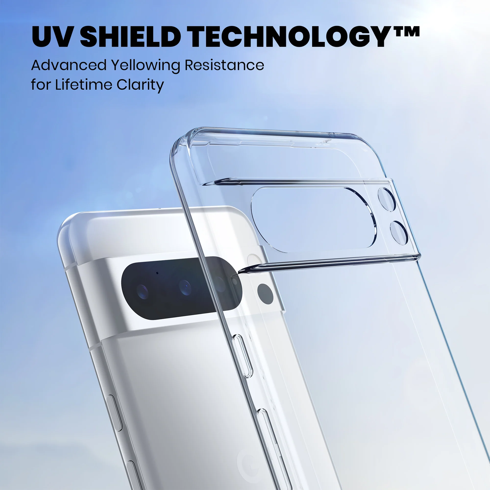 Anti-Yellow Clear Case Google Pixel - Image 107