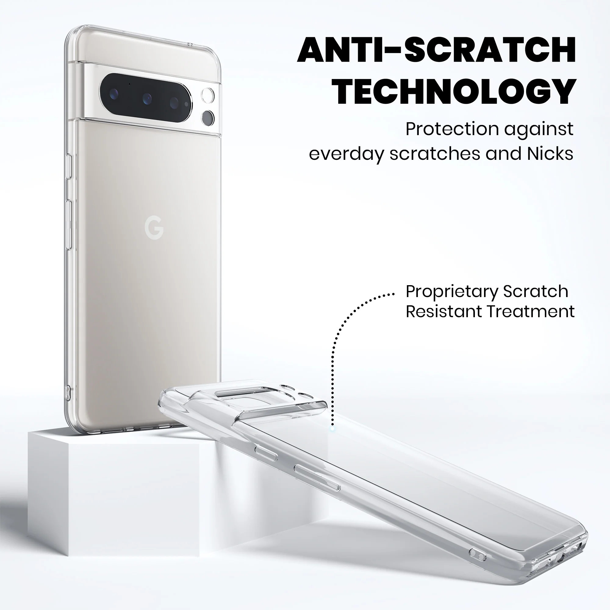 Anti-Yellow Clear Case Google Pixel - Image 111