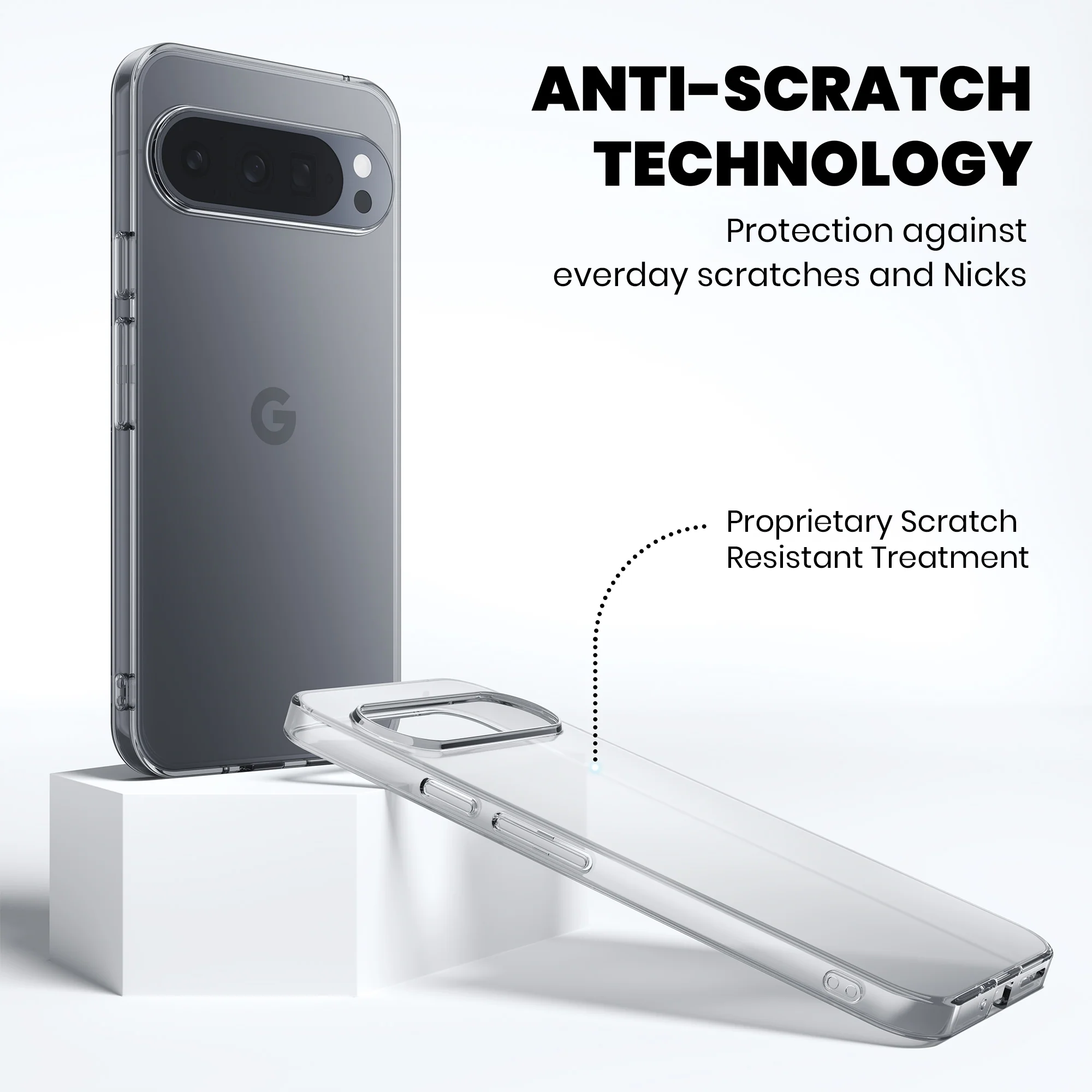 Anti-Yellow Clear Case Google Pixel - Image 39