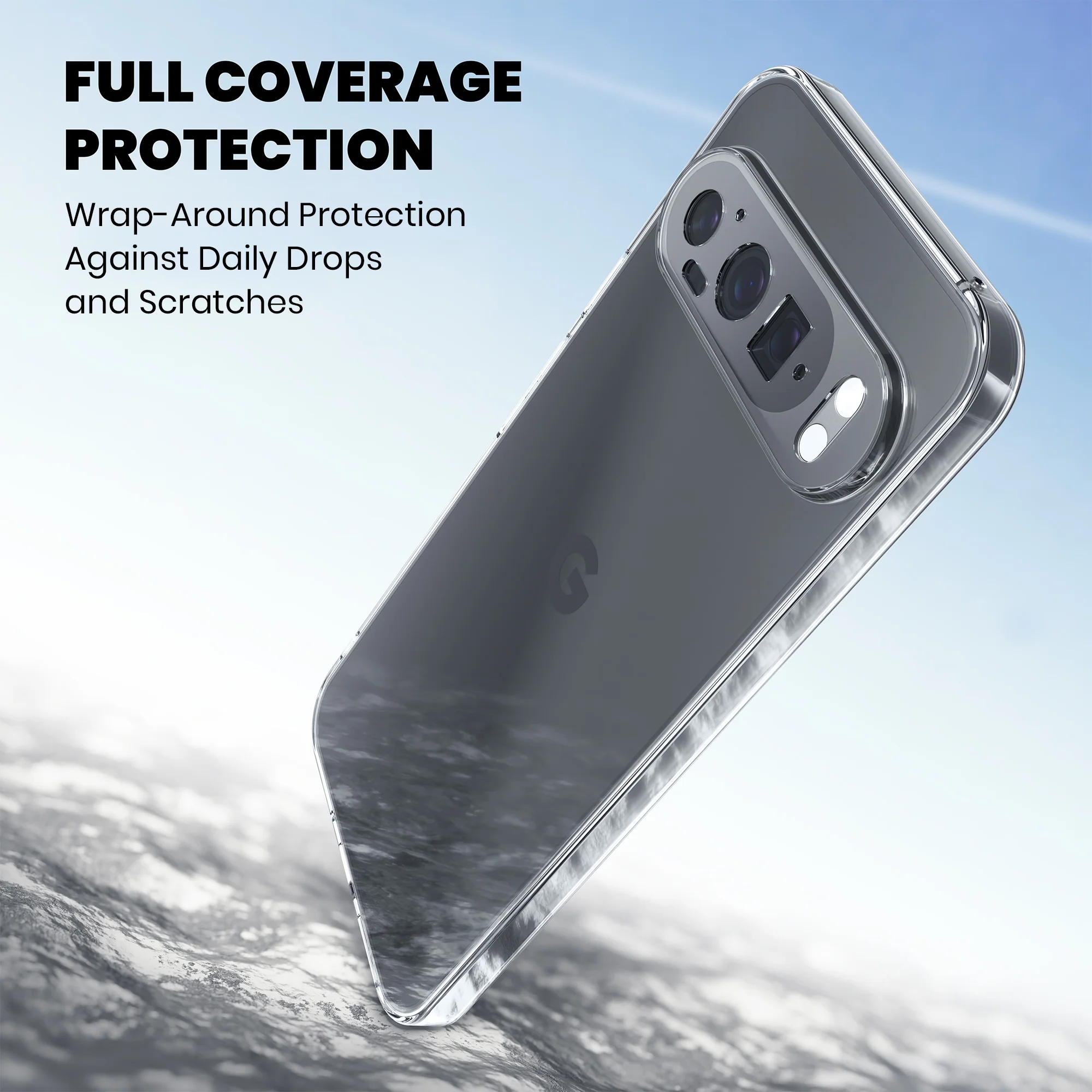 Anti-Yellow Clear Case Google Pixel - Image 5