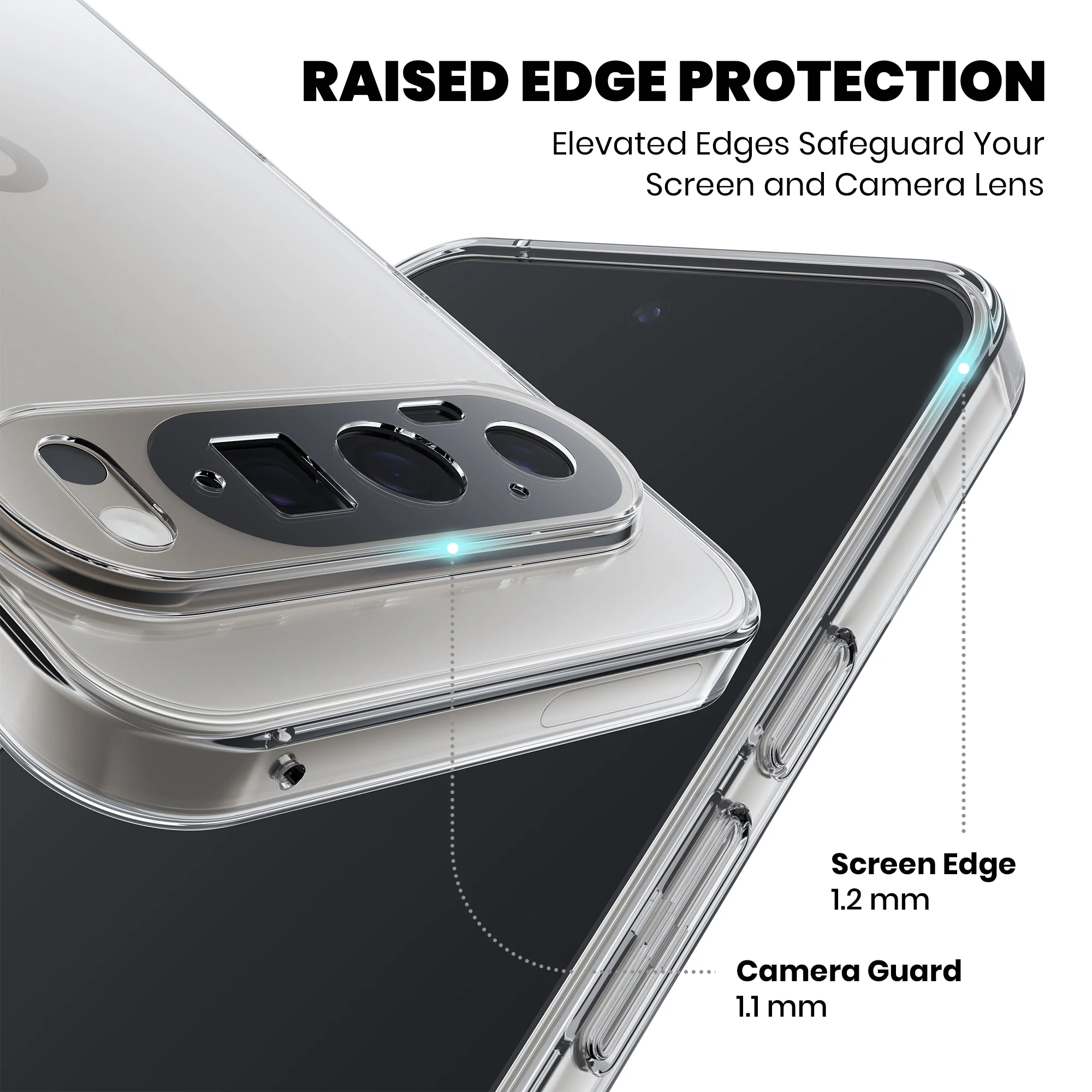 Anti-Yellow Clear Case Google Pixel - Image 6