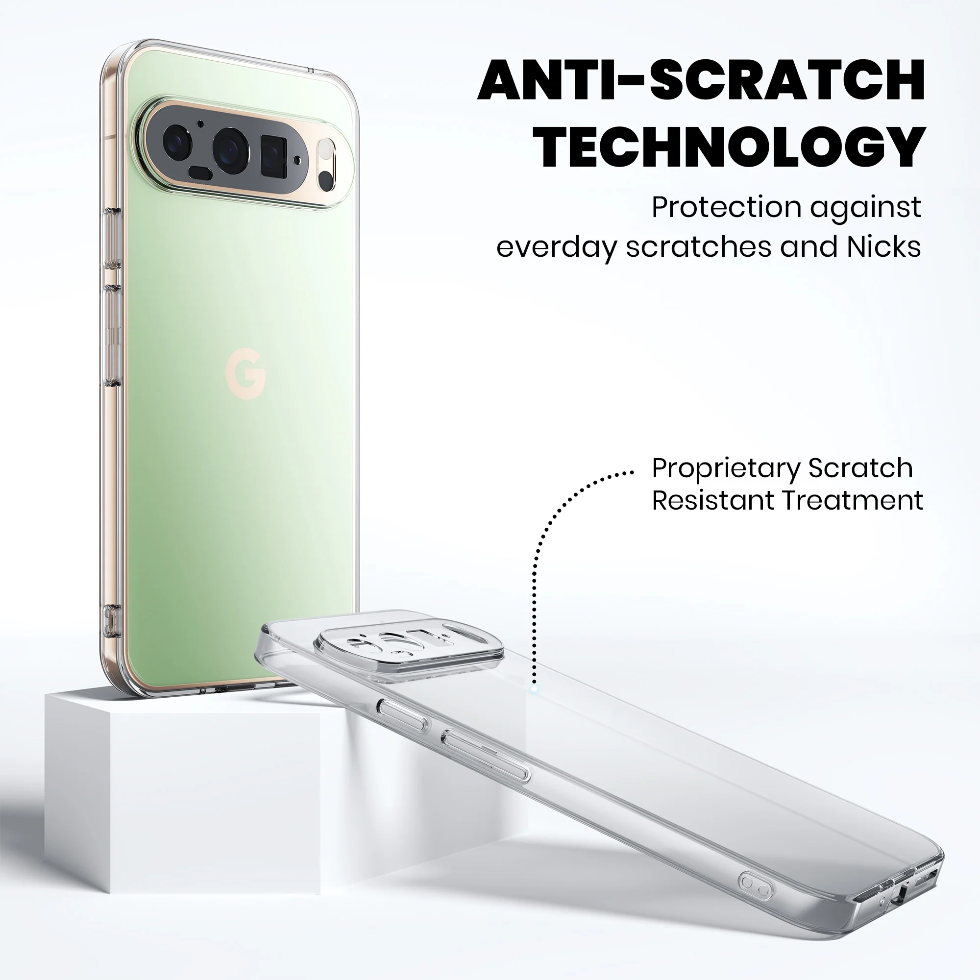 Anti-Yellow Clear Case Google Pixel - Image 7