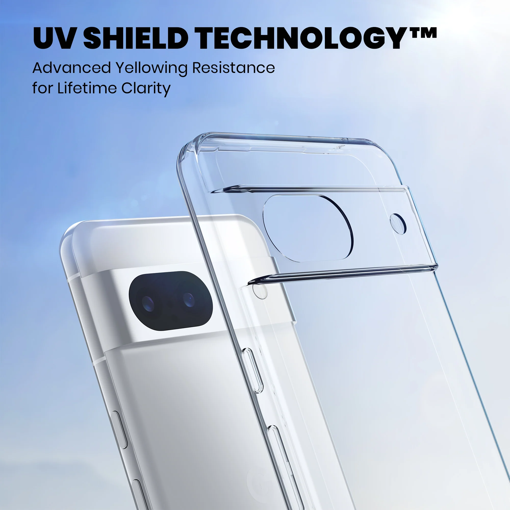 Anti-Yellow Clear Case Google Pixel - Image 91