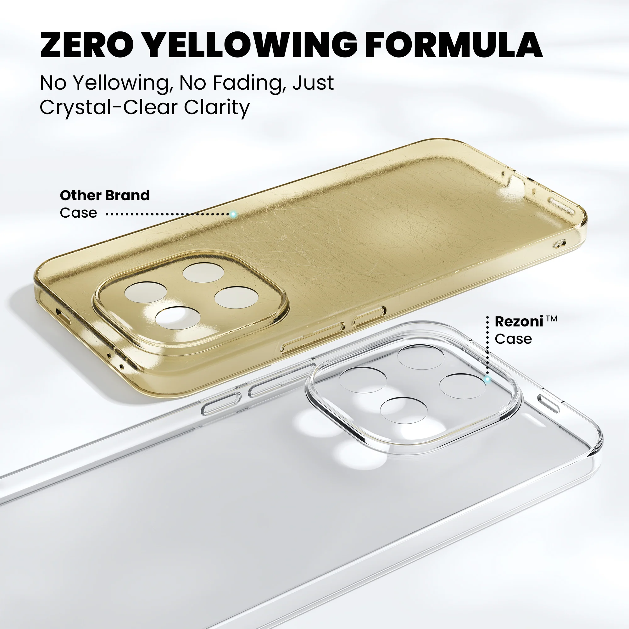 Anti-Yellow Clear Case - iQOO 12 5G - Image 4