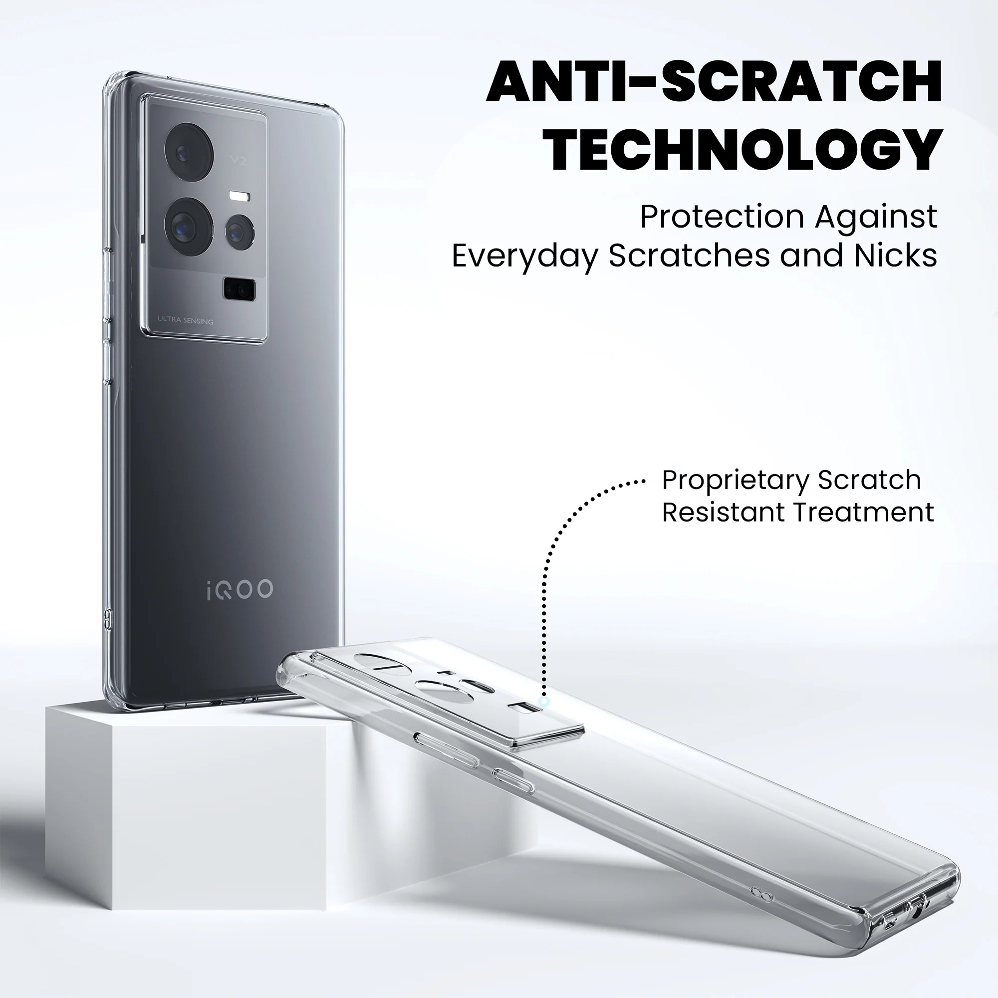 Anti-Yellow Clear Case - iQOO 7 - Image 7