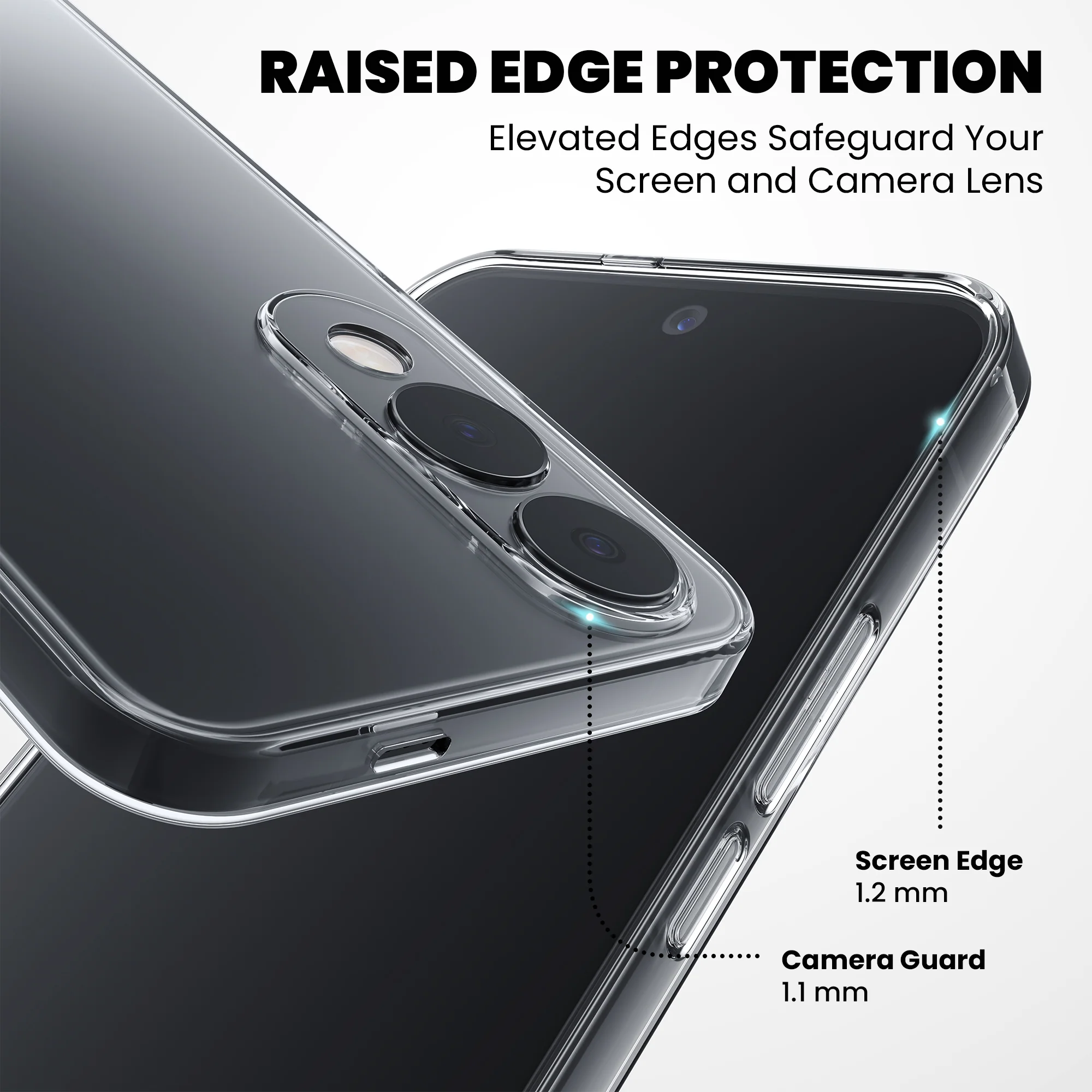 Anti-Yellow Clear Case - iQOO Z6 5G - Image 6