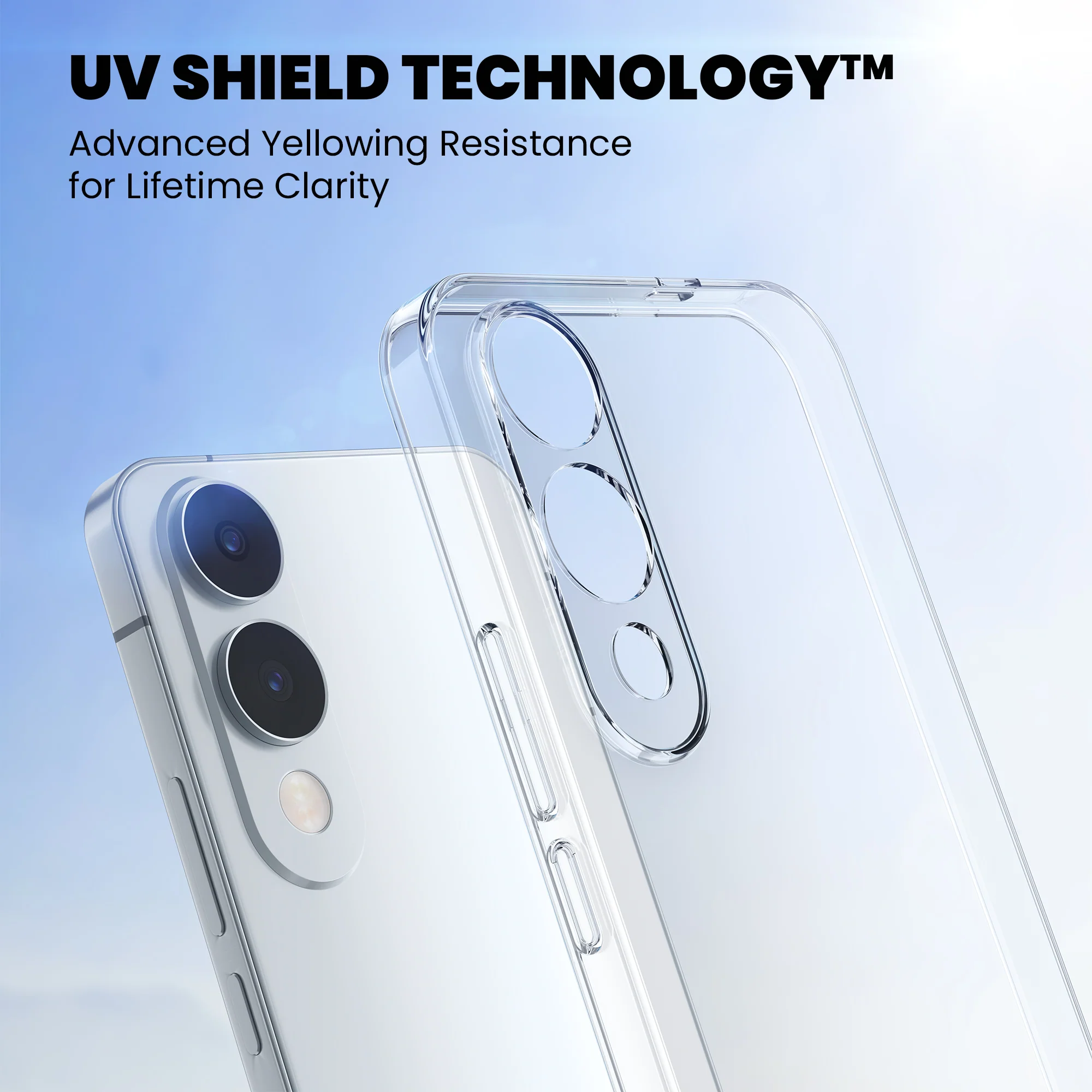 Anti-Yellow Clear Case - iQOO Z7 Pro - Image 3