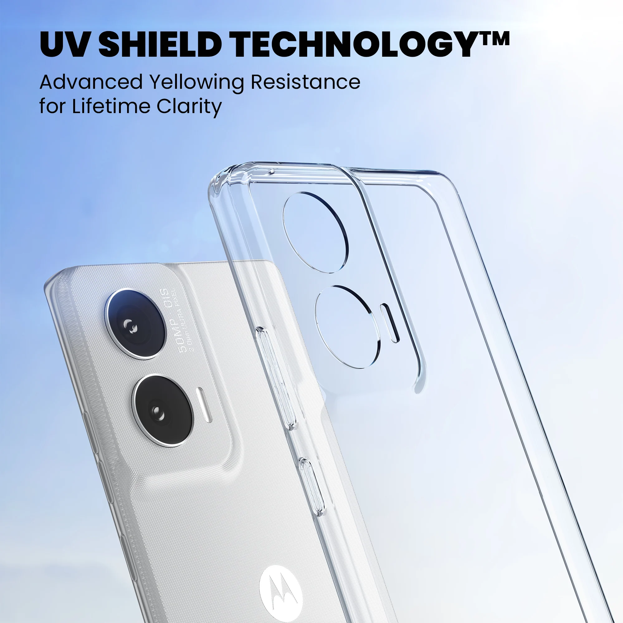 Anti-Yellow Clear Case - Moto G06 Power - Image 3