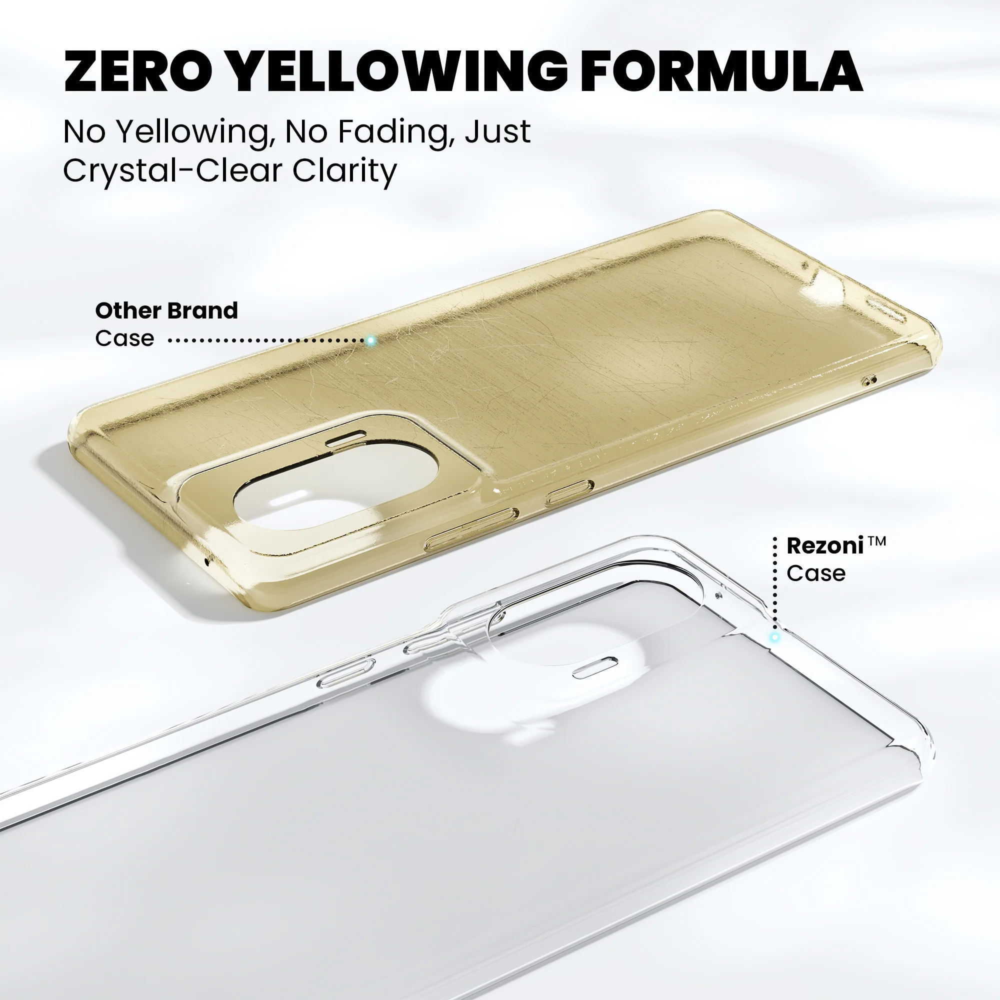 Anti-Yellow Clear Case - Moto G32 - Image 4