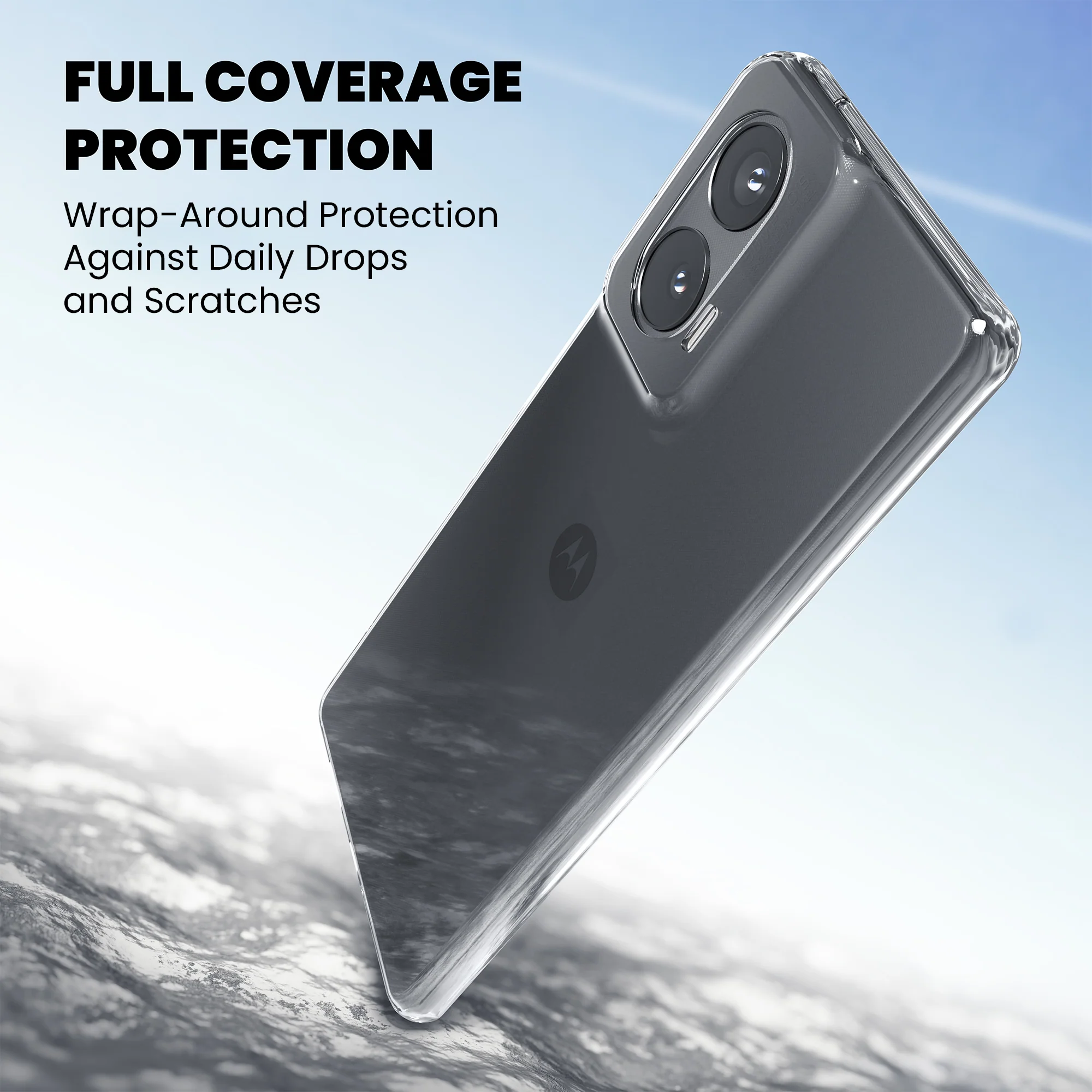 Anti-Yellow Clear Case - Moto G52 - Image 5