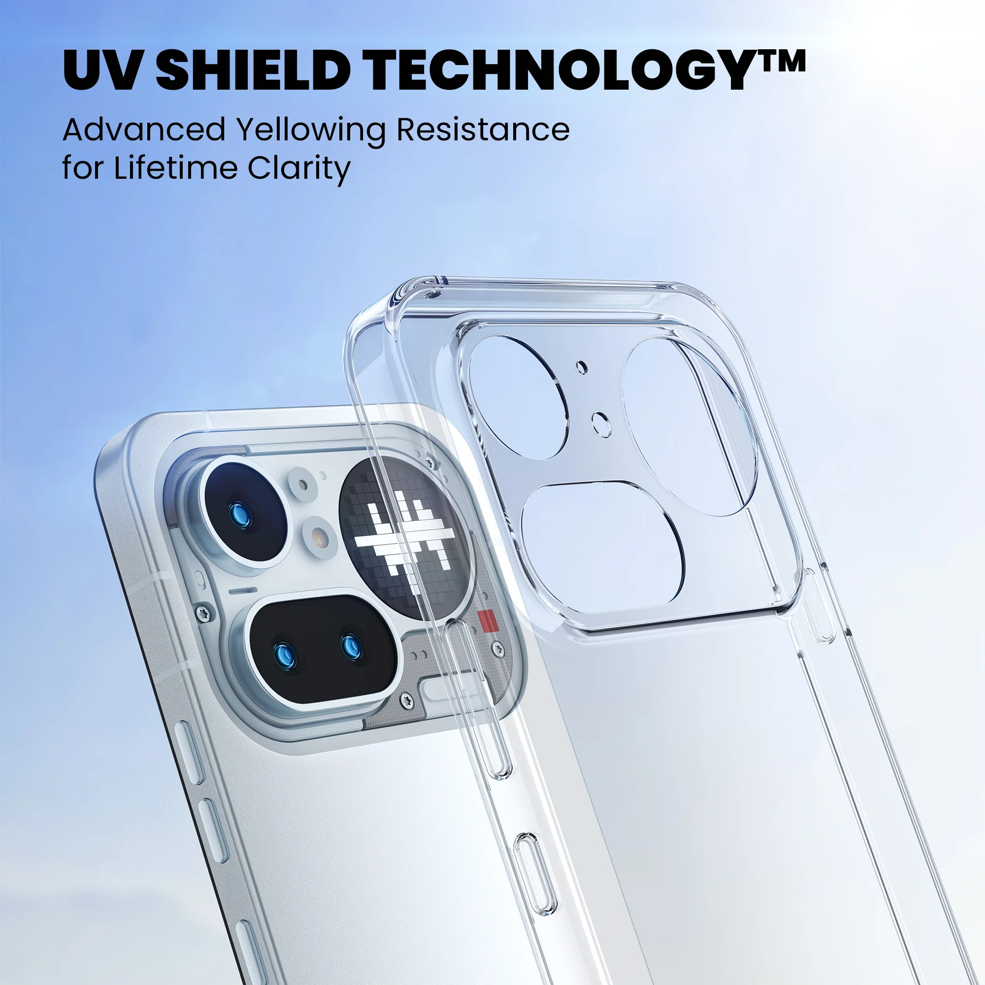 Anti-Yellow Clear Case Nothing - Image 3