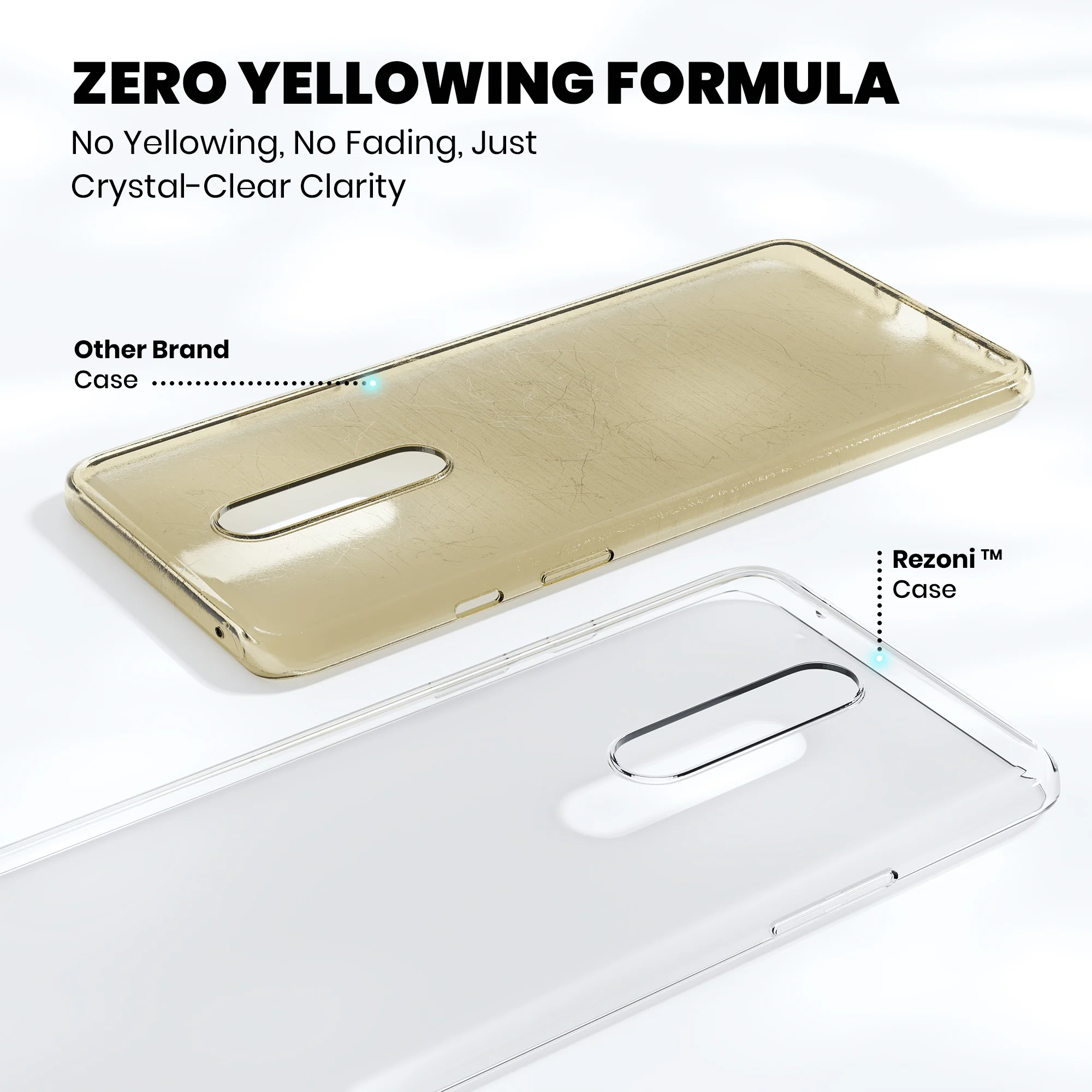 Anti-Yellow Clear Case - OnePlus 6T - Image 4