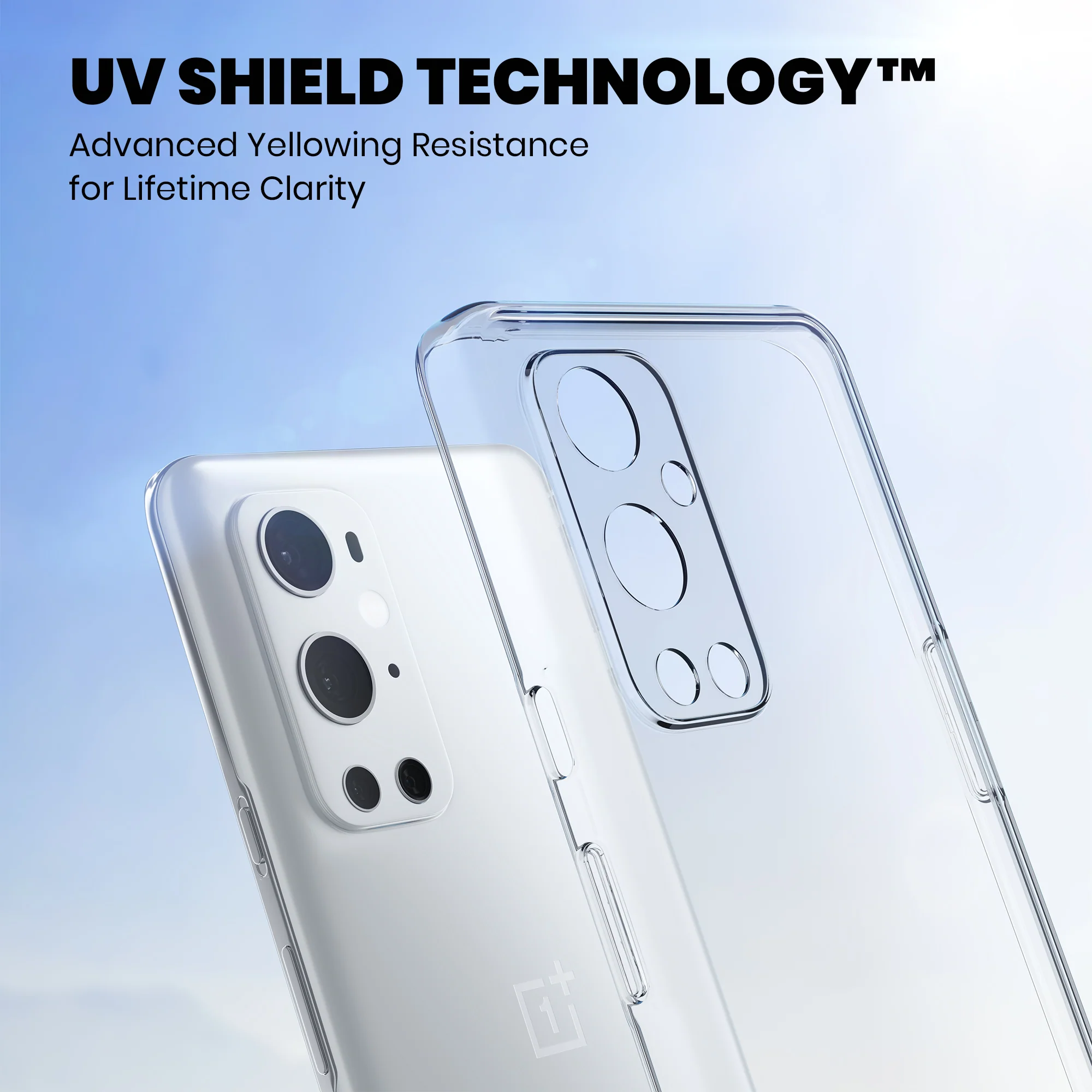 Anti-Yellow Clear Case - OnePlus 9 - Image 3