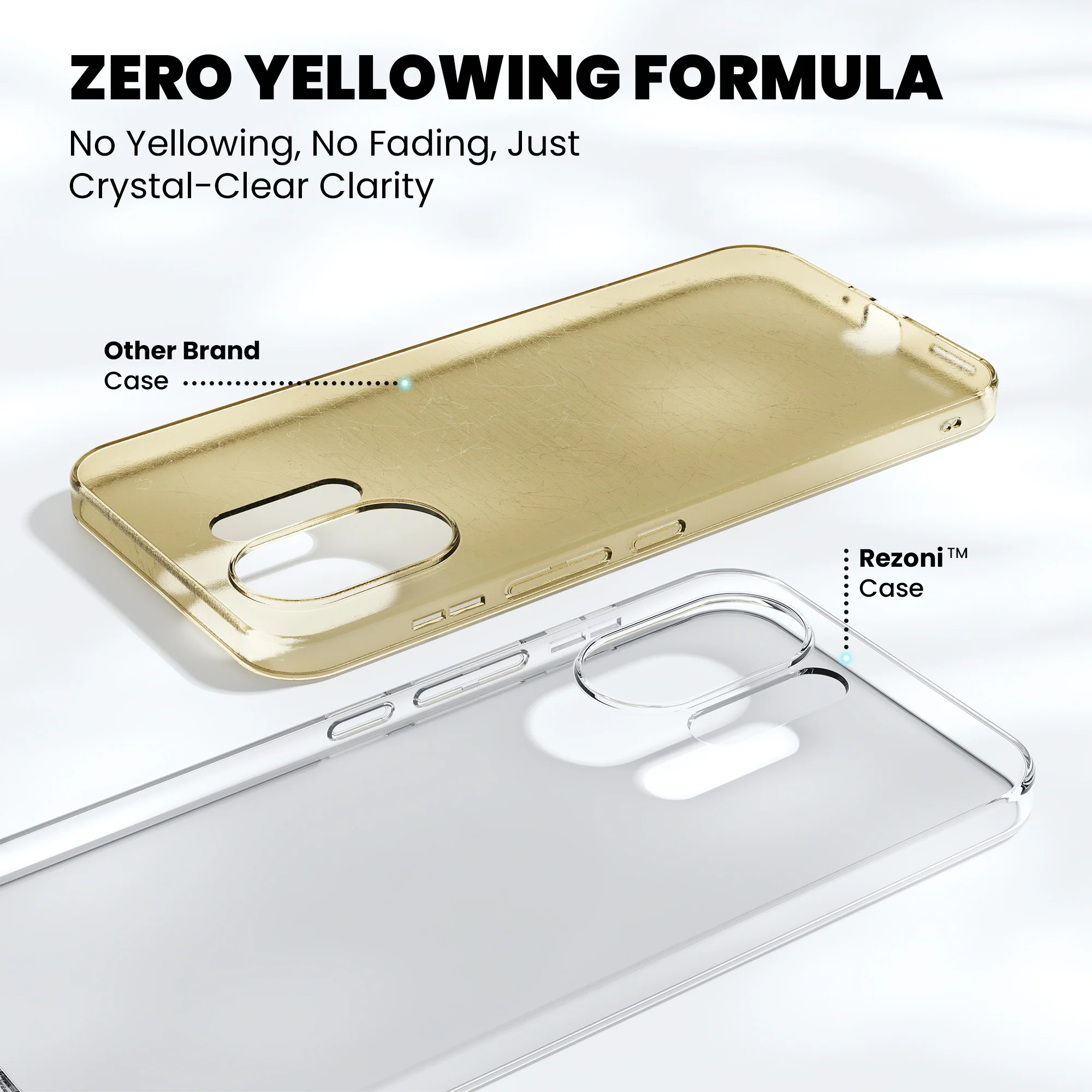 Anti-Yellow Clear Case Oppo A Series - Image 156