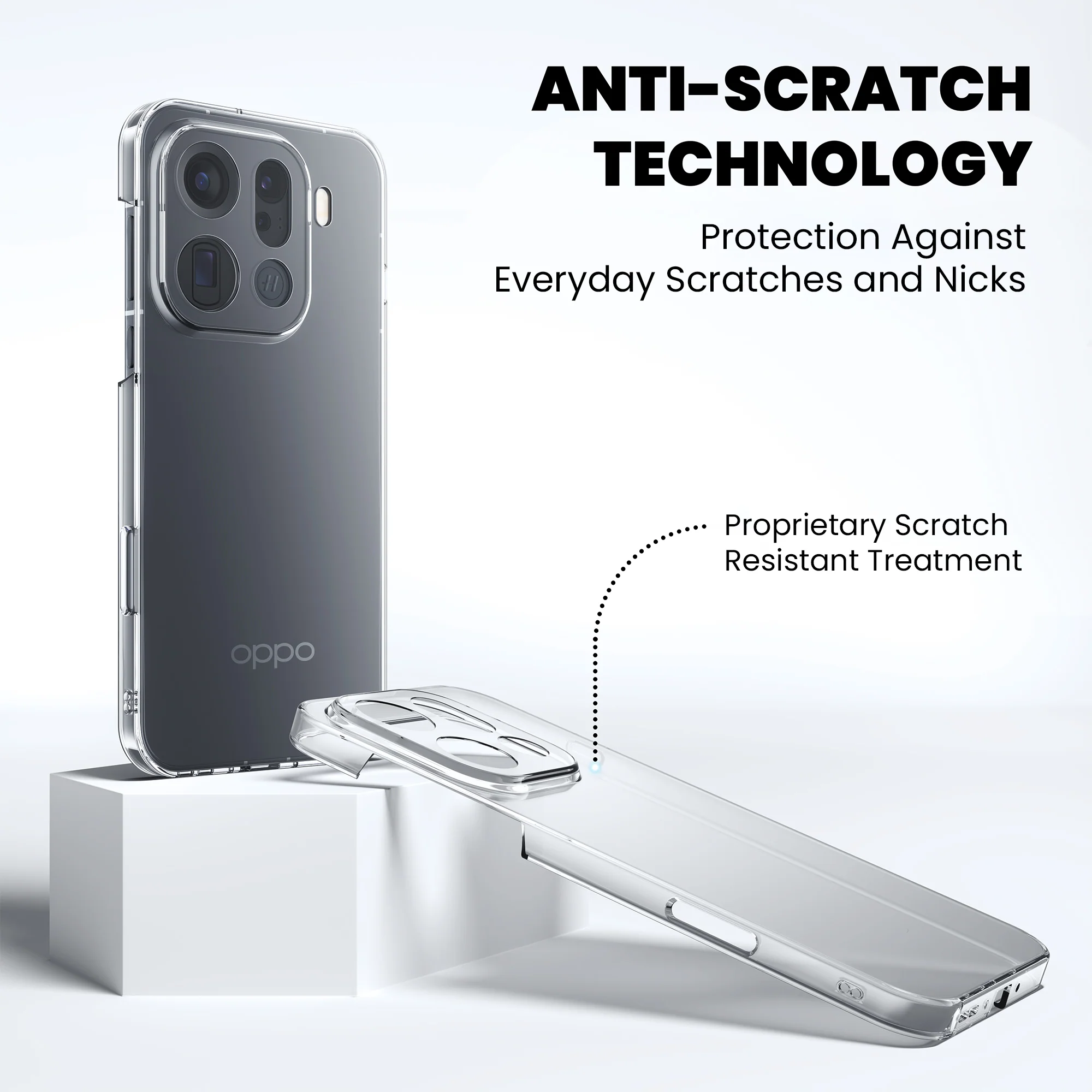 Anti-Yellow Clear Case Oppo A Series - Image 39