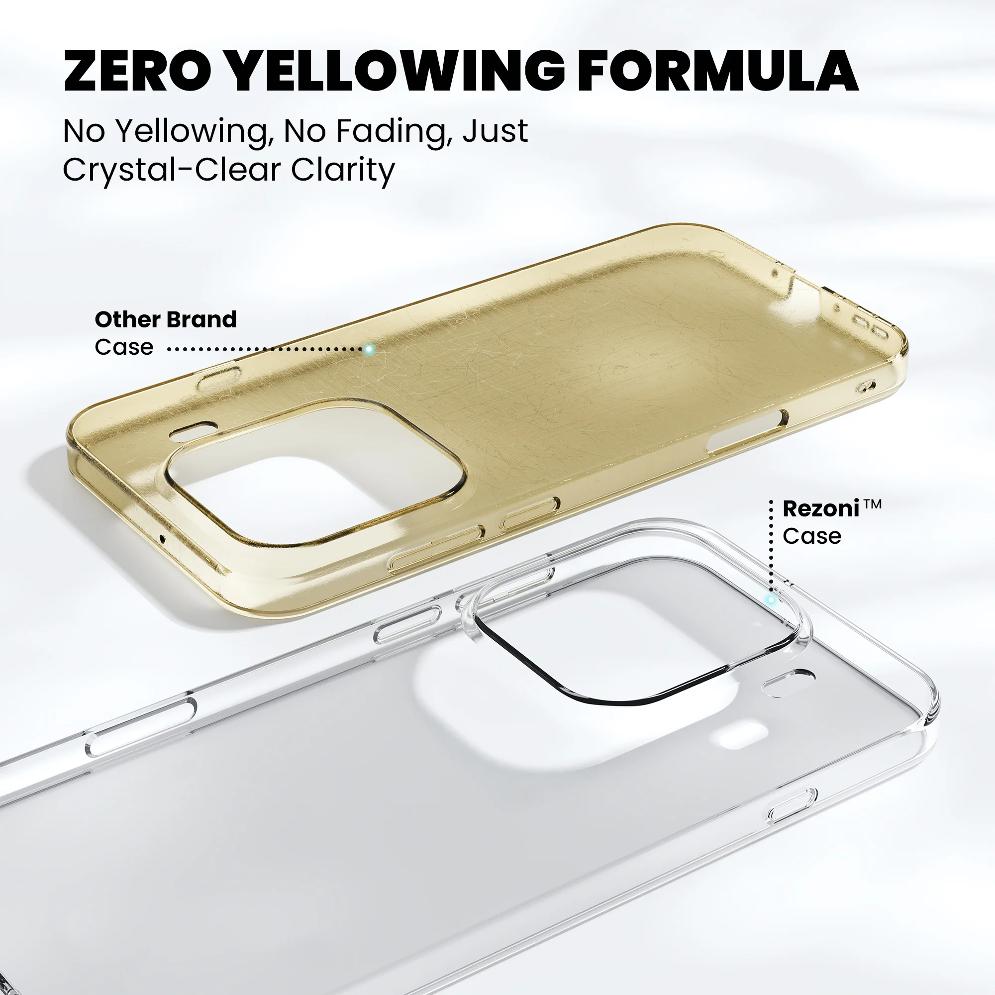 Anti-Yellow Clear Case Oppo A Series - Image 52