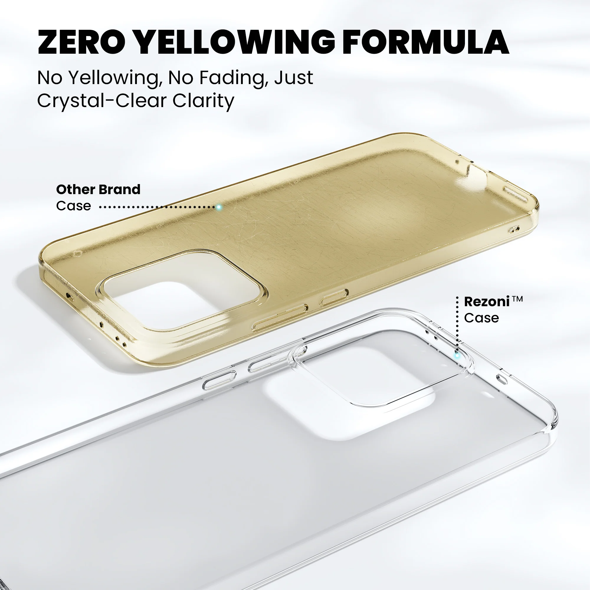 Anti-Yellow Clear Case Oppo A Series - Image 76