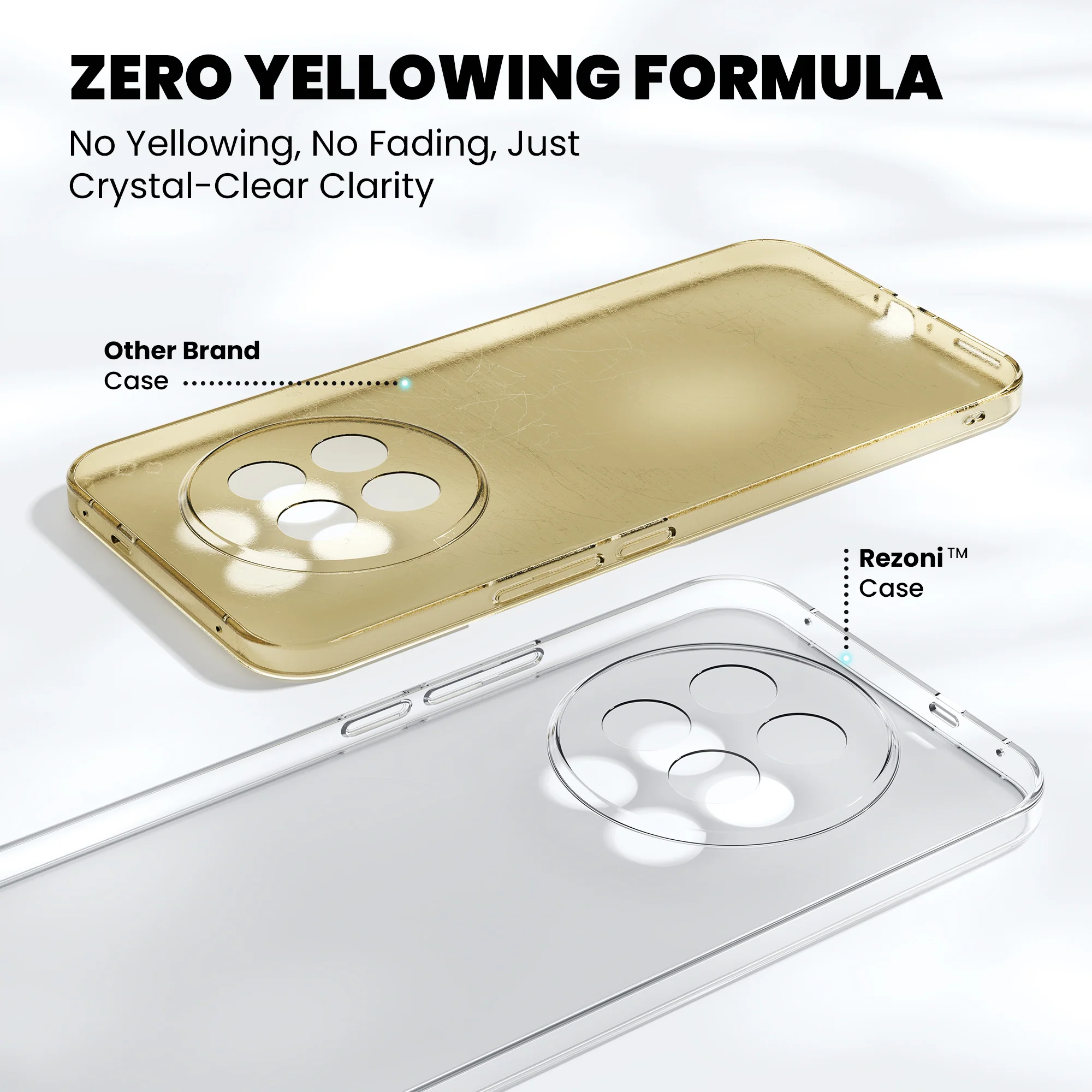 Anti-Yellow Clear Case Oppo F Series - Image 12