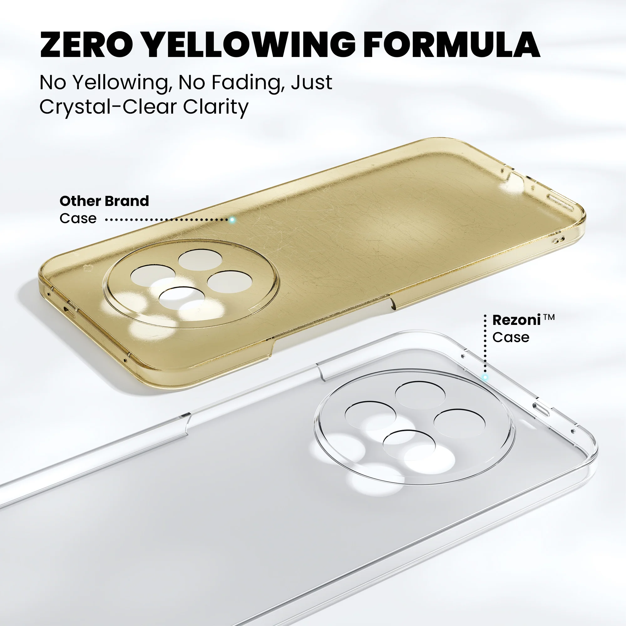 Anti-Yellow Clear Case Oppo F Series - Image 52