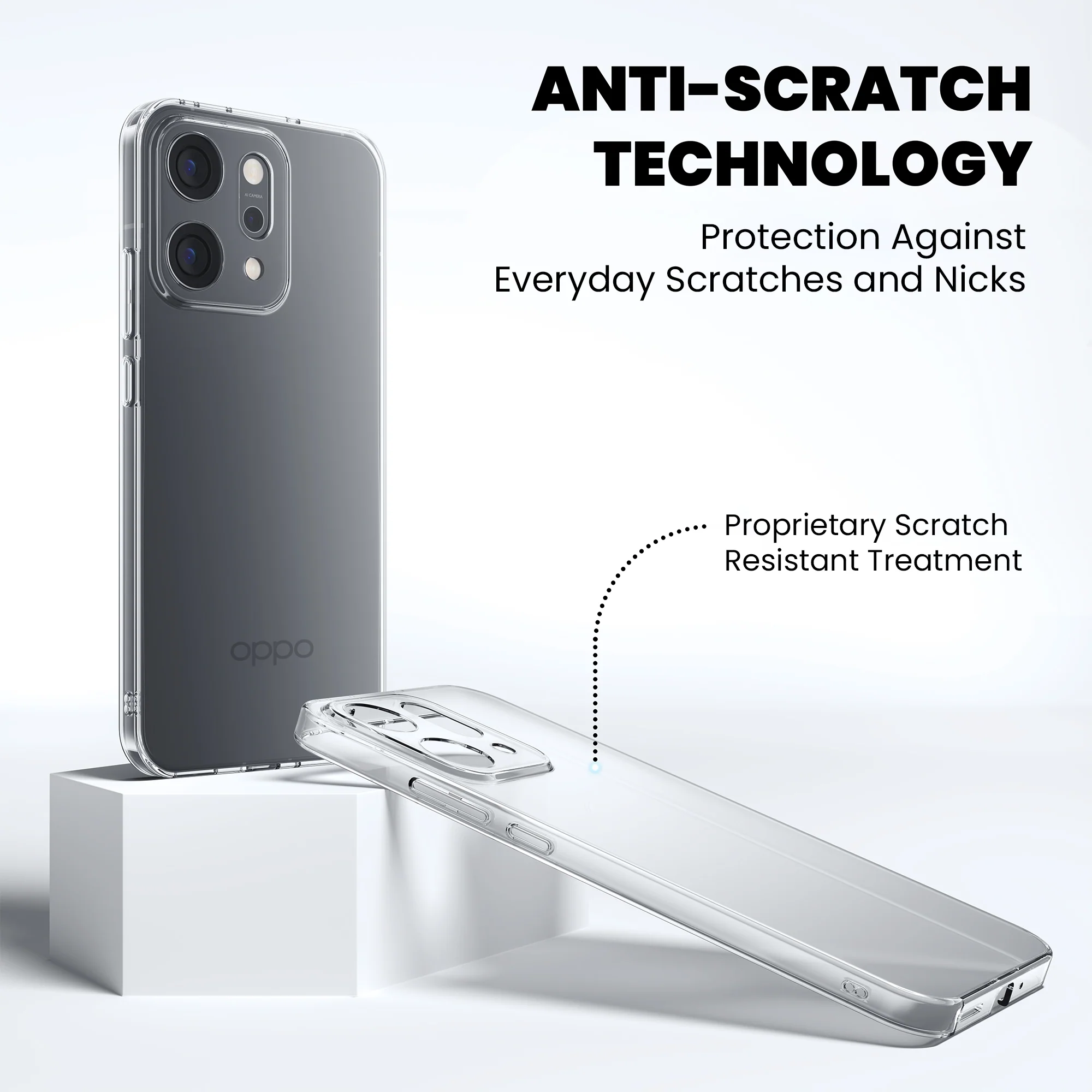 Anti-Yellow Clear Case Oppo Reno Series - Image 111