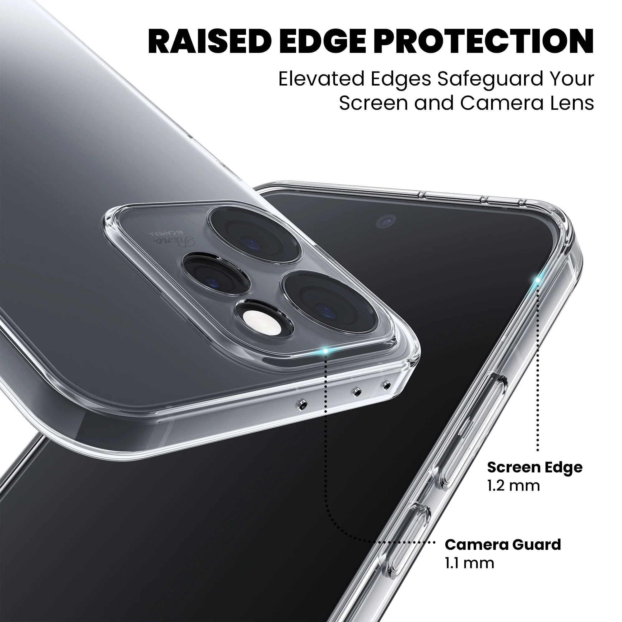 Anti-Yellow Clear Case Oppo Reno Series - Image 166