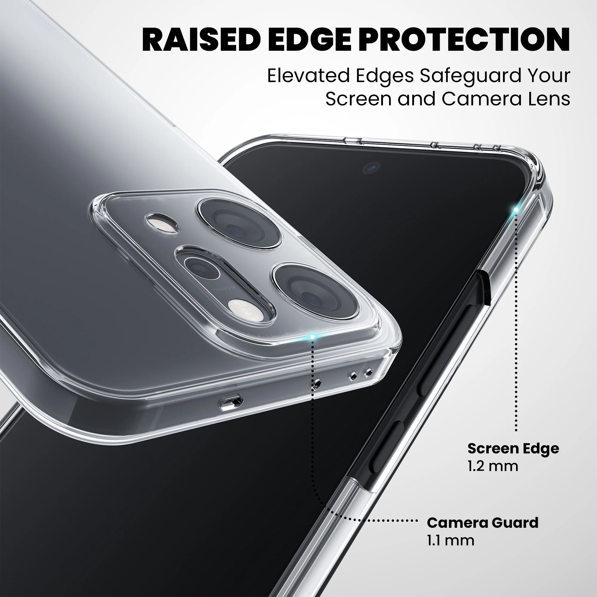 Anti-Yellow Clear Case Oppo Reno Series - Image 62