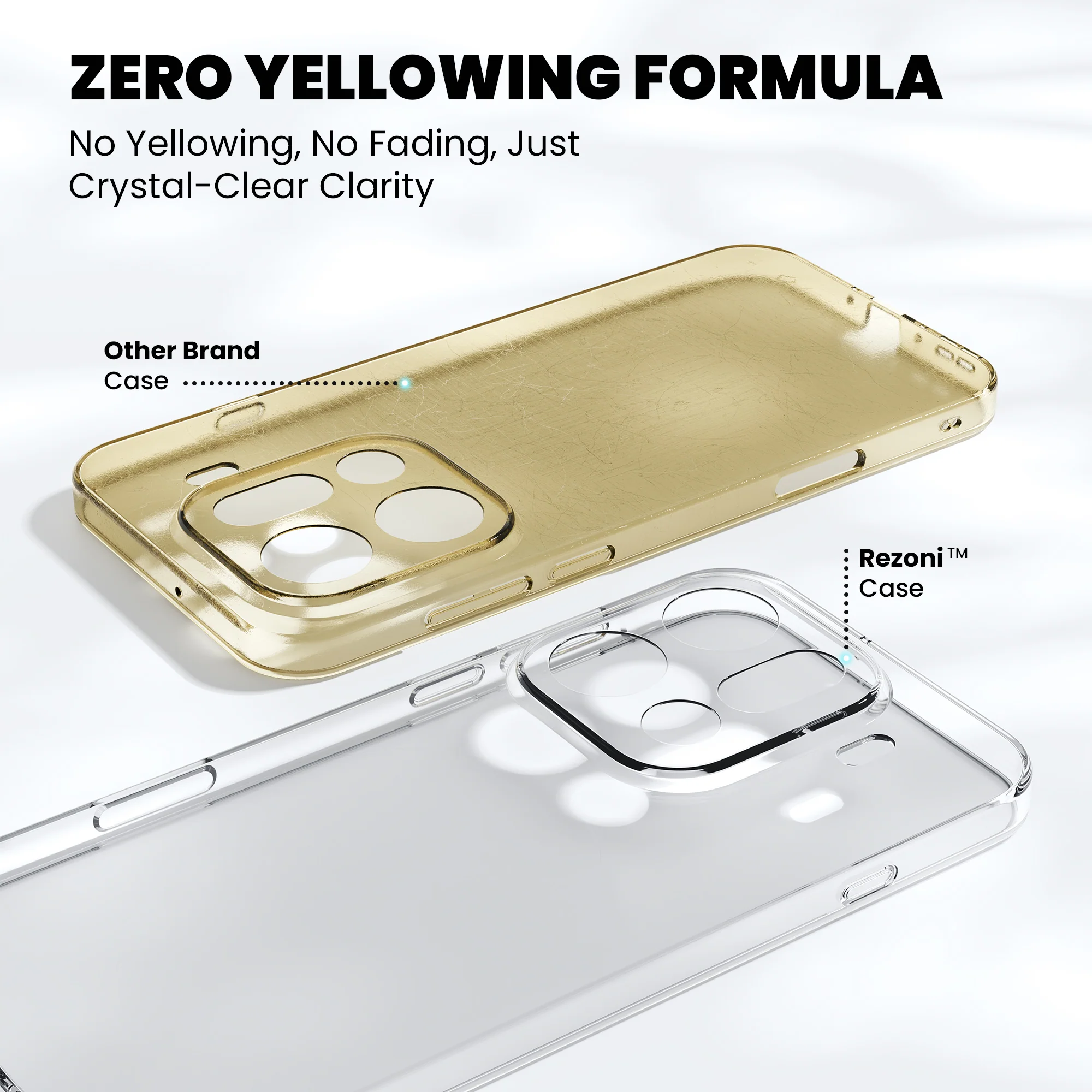 Anti-Yellow Clear Case Oppo X Series - Image 4