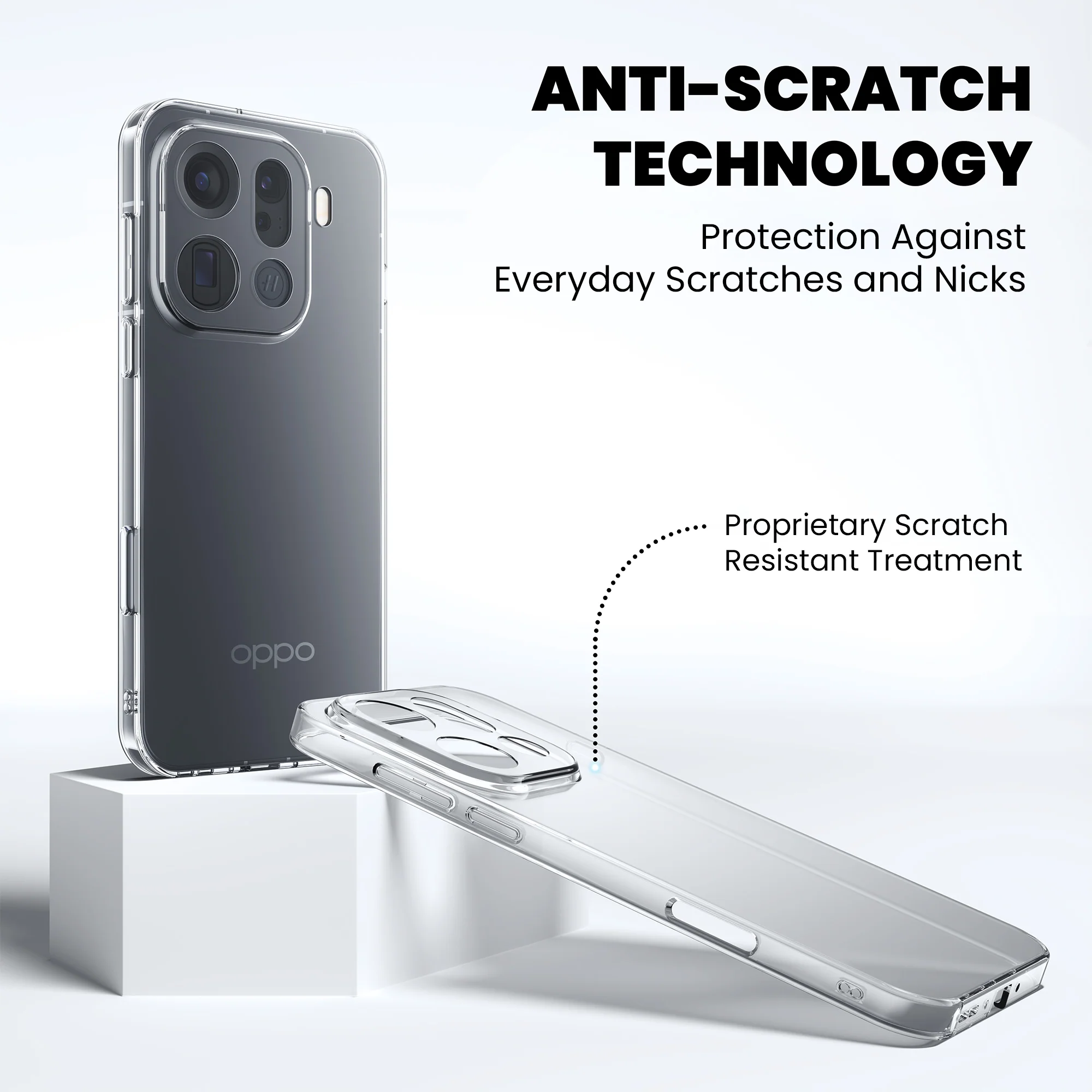 Anti-Yellow Clear Case Oppo X Series - Image 7