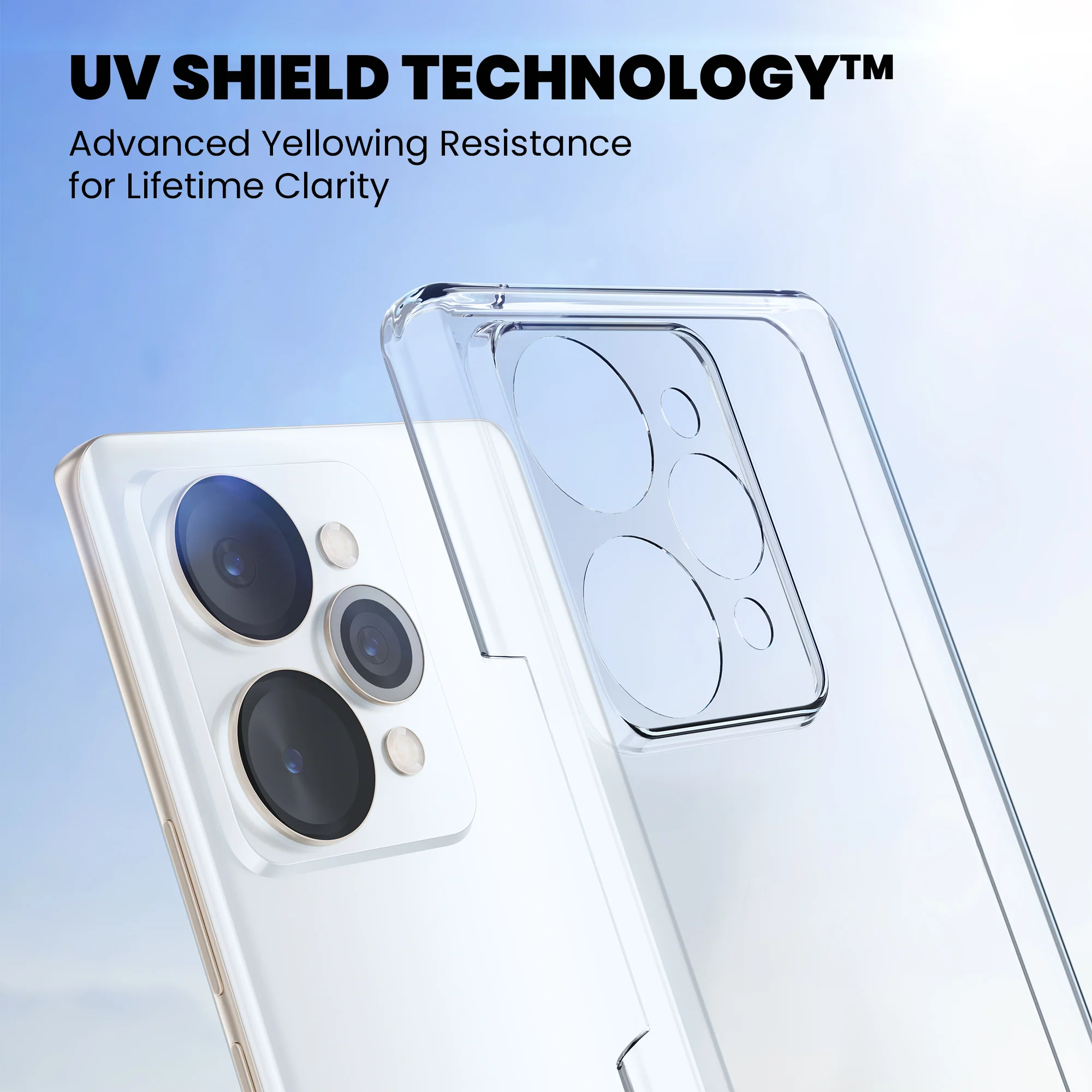 Anti-Yellow Clear Case - Realme 10 Pro plus 5G - Image 3