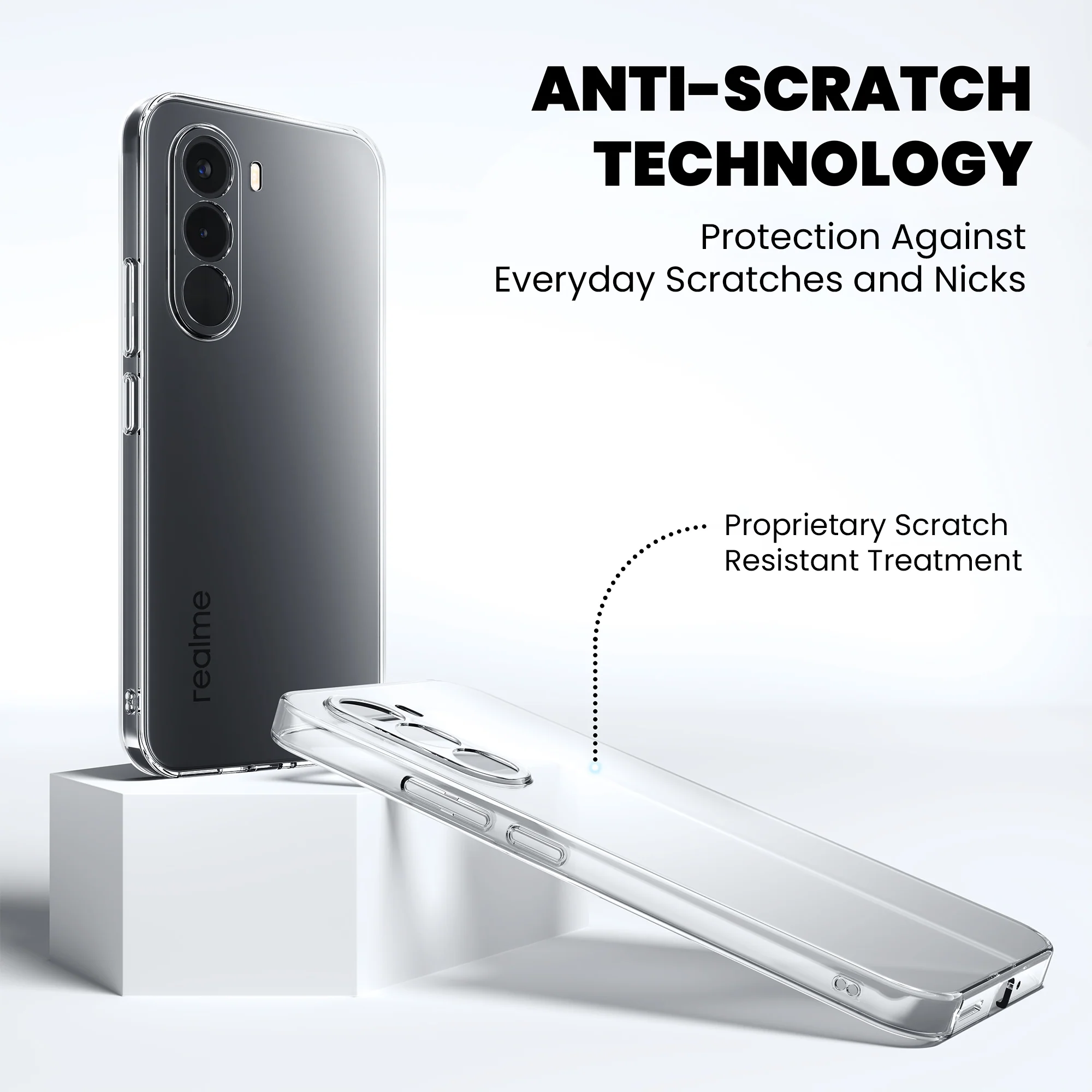 Anti-Yellow Clear Case - Realme 6 - Image 7