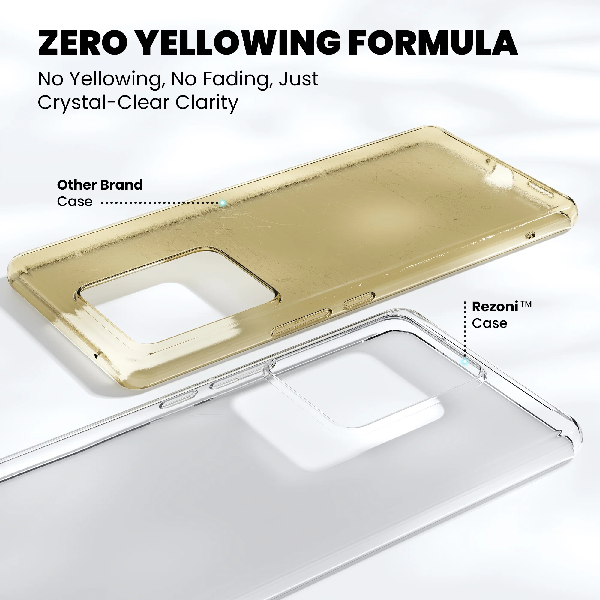 Anti-Yellow Clear Case - Realme 8i - Image 4