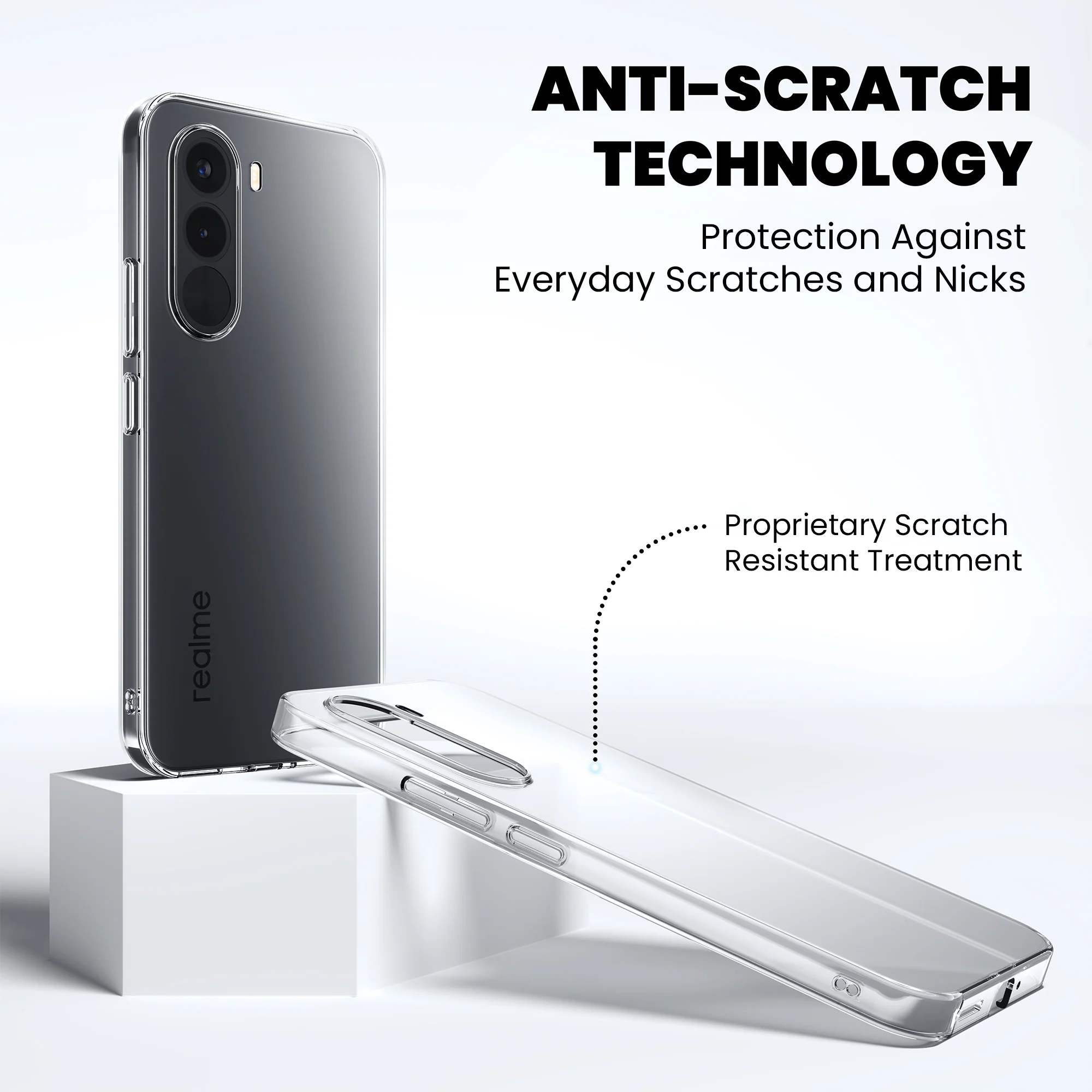 Anti-Yellow Clear Case - Realme C30 - Image 7