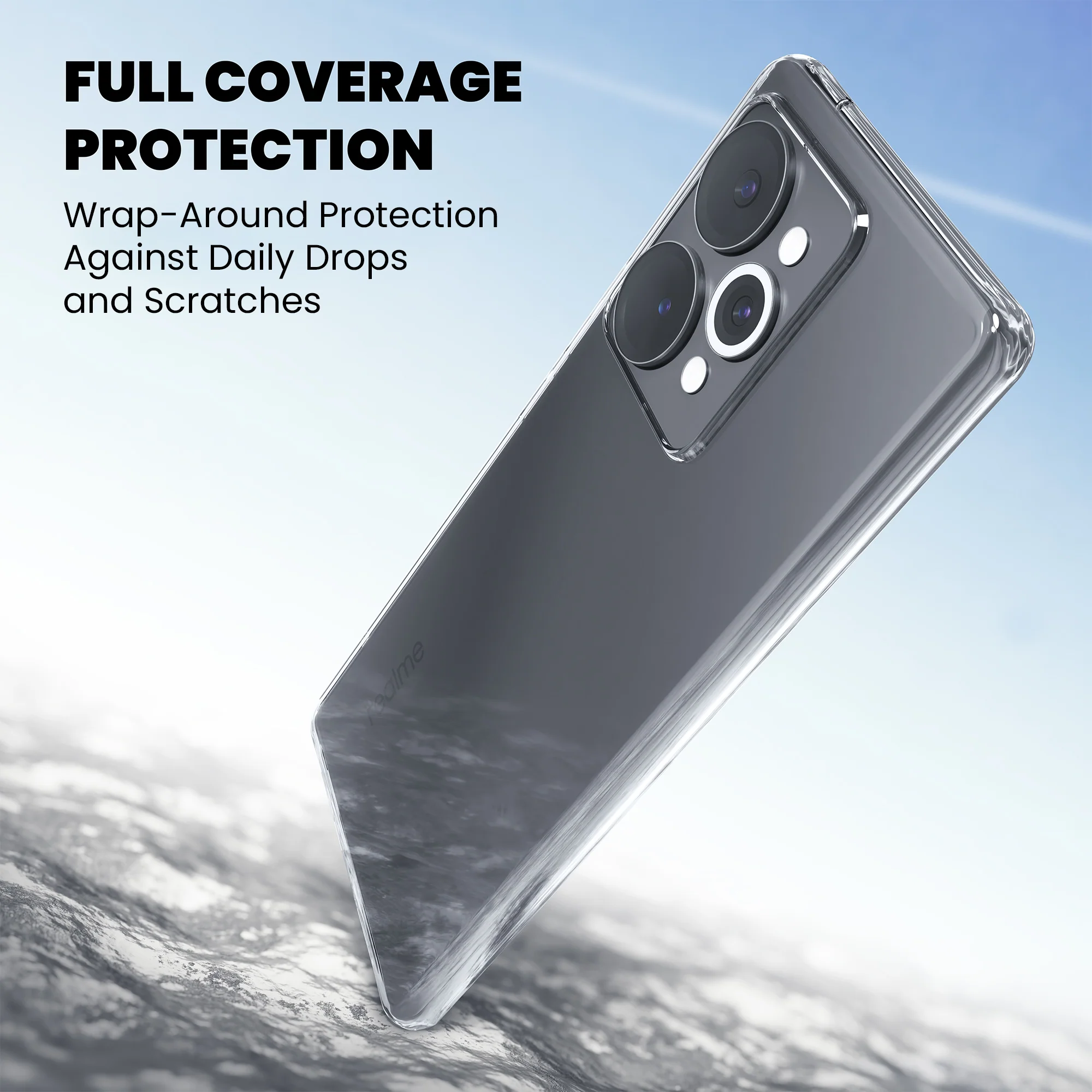 Anti-Yellow Clear Case - Realme C33 - Image 5