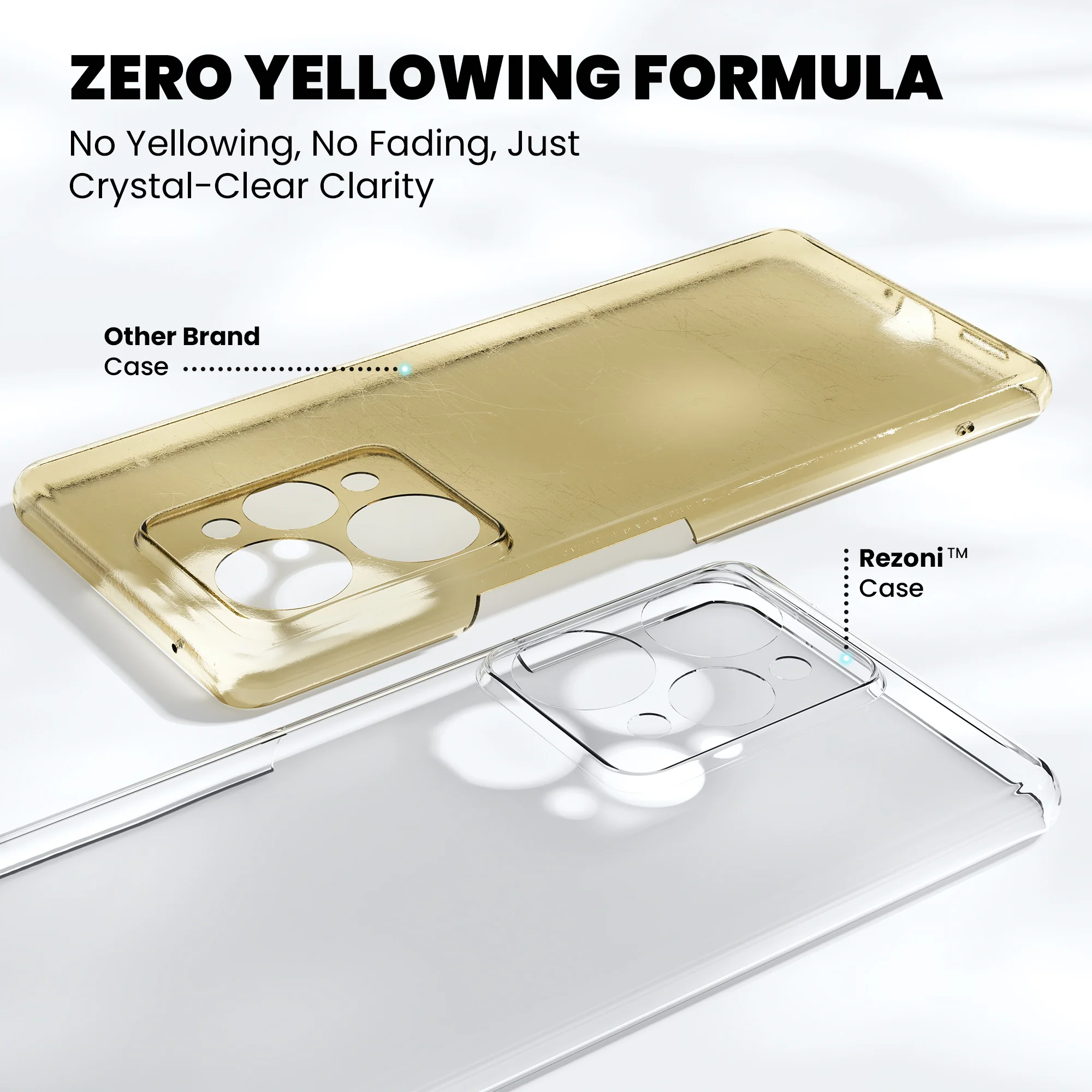 Anti-Yellow Clear Case - Realme C61 - Image 4