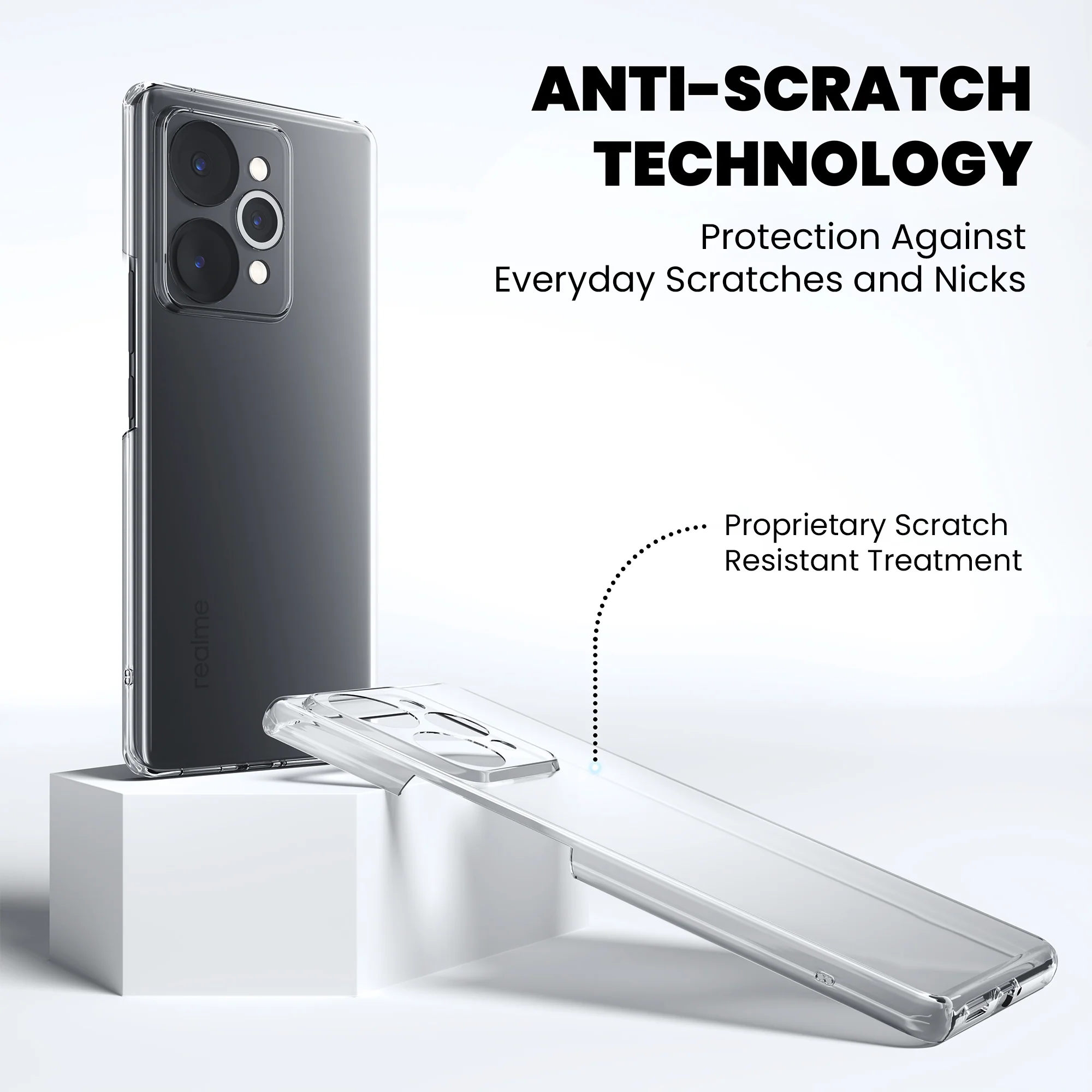 Anti-Yellow Clear Case - Realme C61 - Image 7