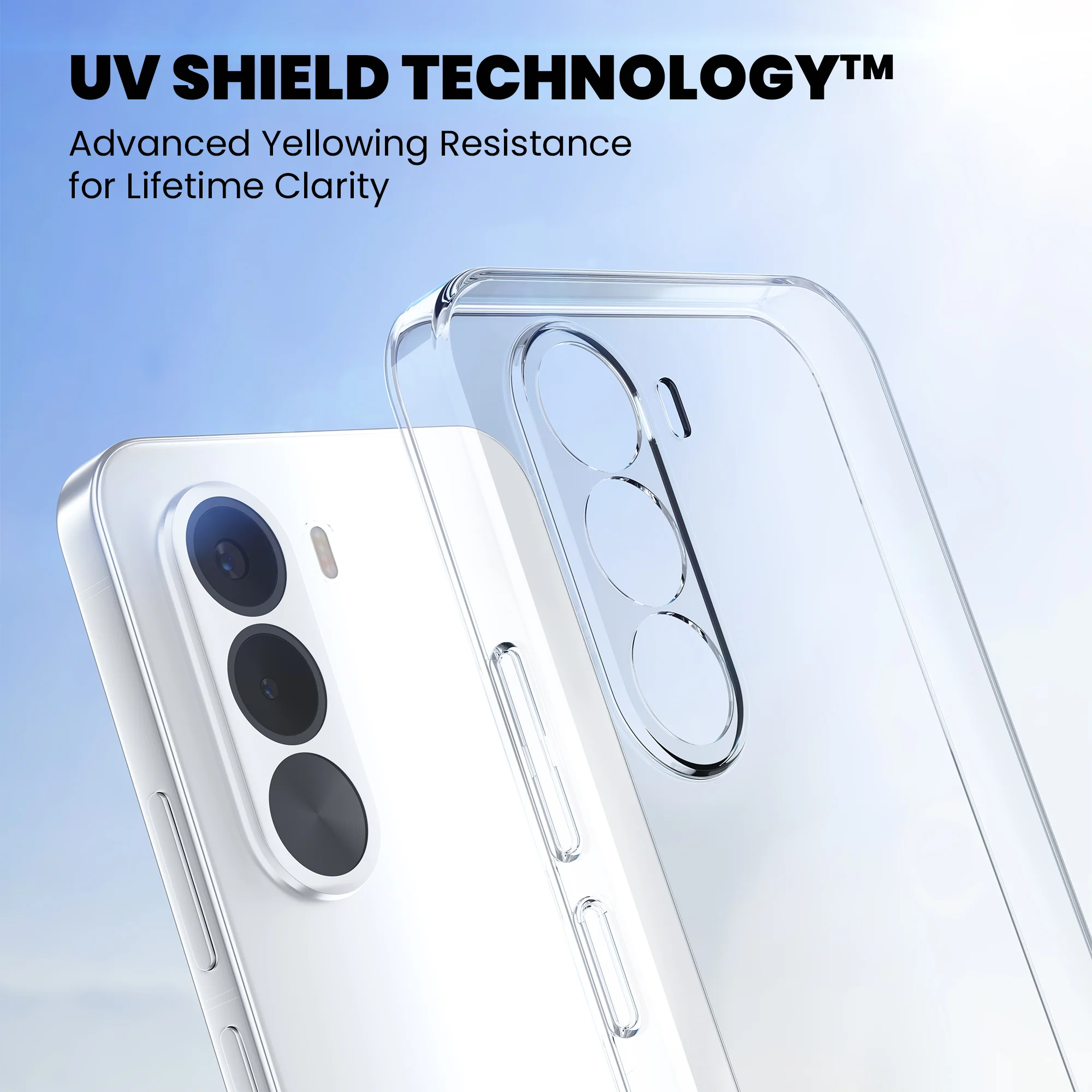 Anti-Yellow Clear Case - Realme C67 4G - Image 3