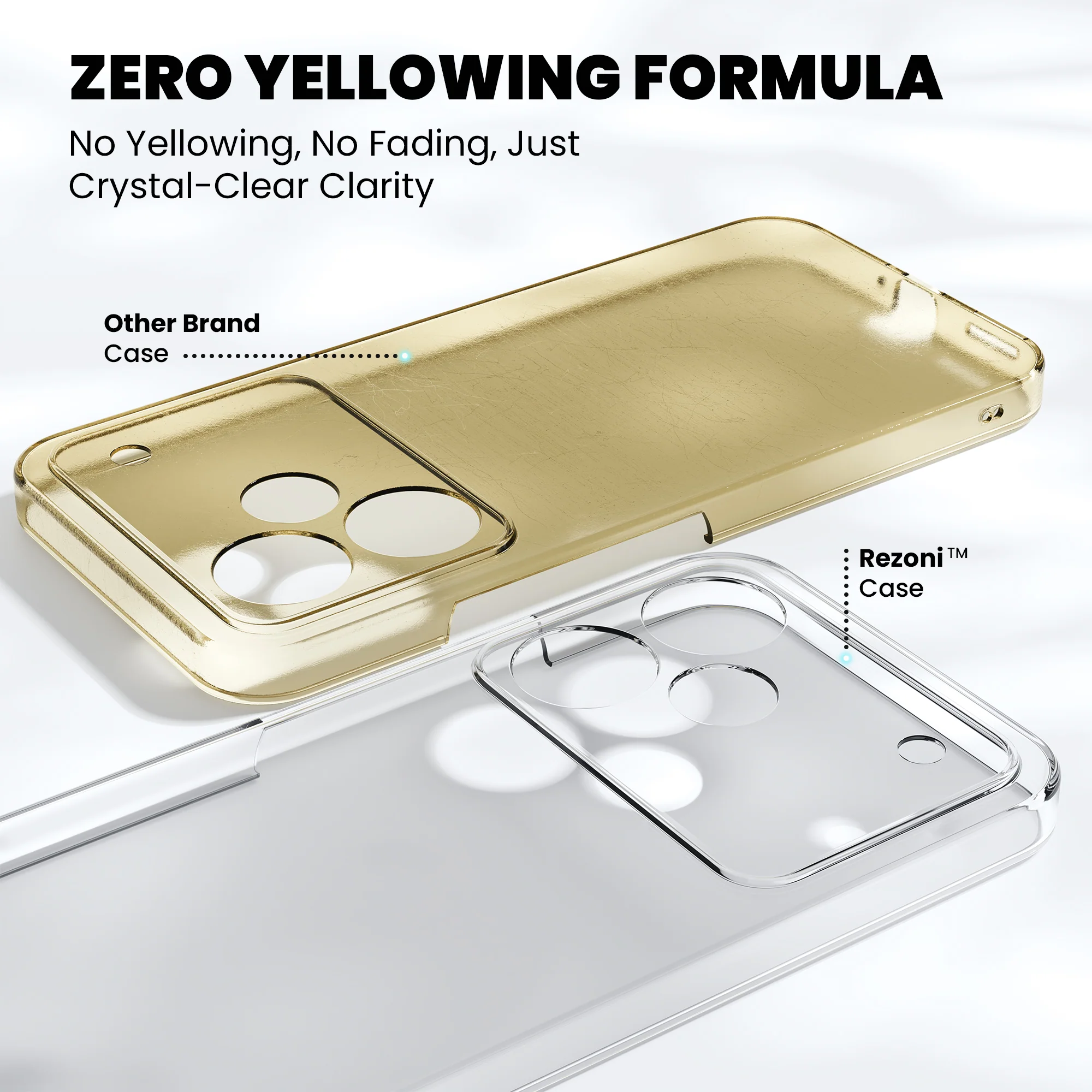 Anti-Yellow Clear Case - Realme GT 6 - Image 4