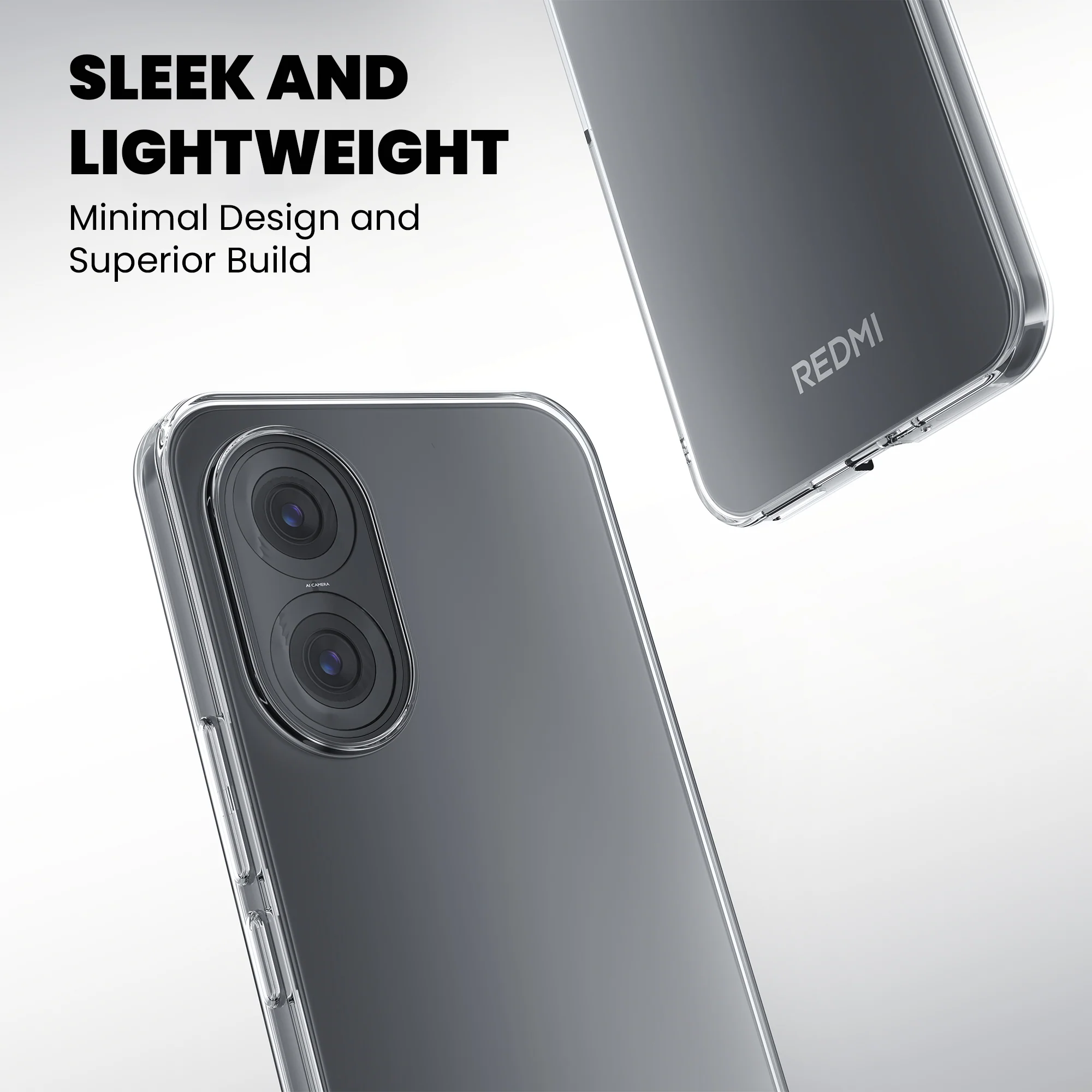 Anti-Yellow Clear Case - Redmi A2 plus - Image 2