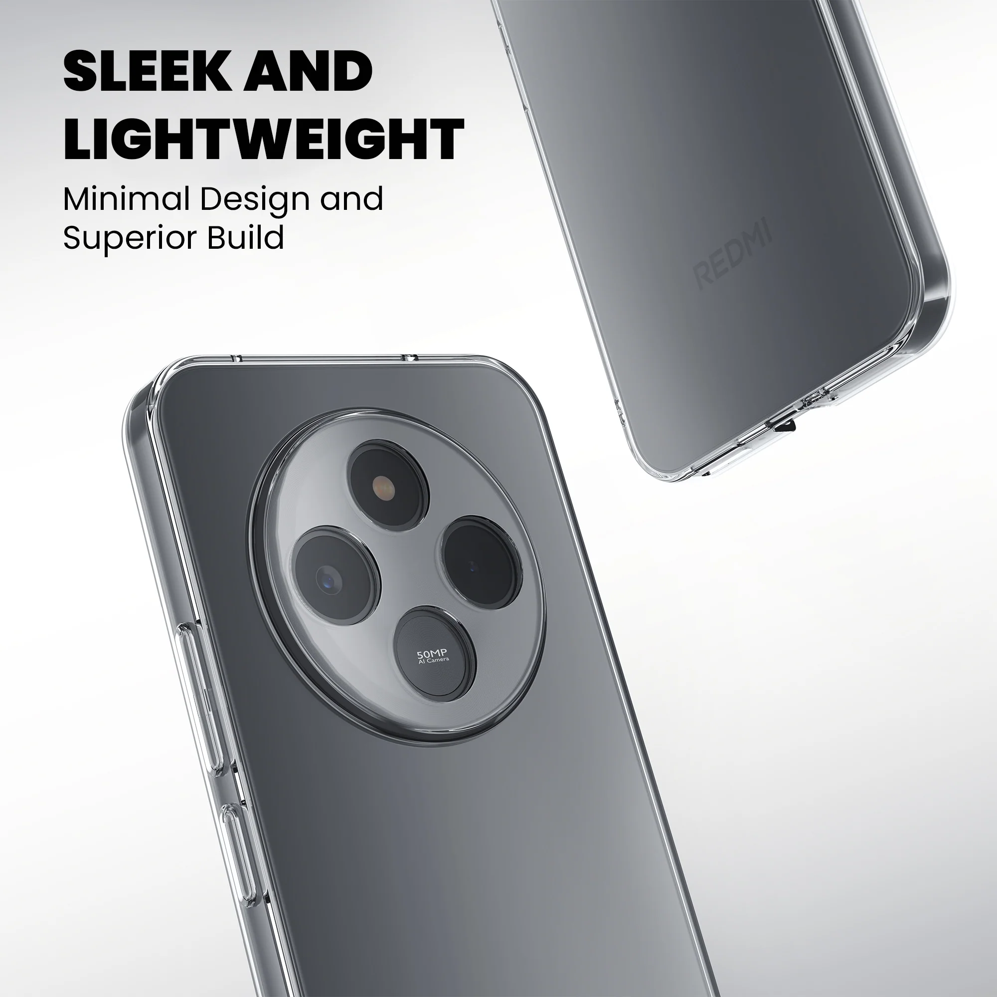 Anti-Yellow Clear Case - Redmi A3 - Image 2