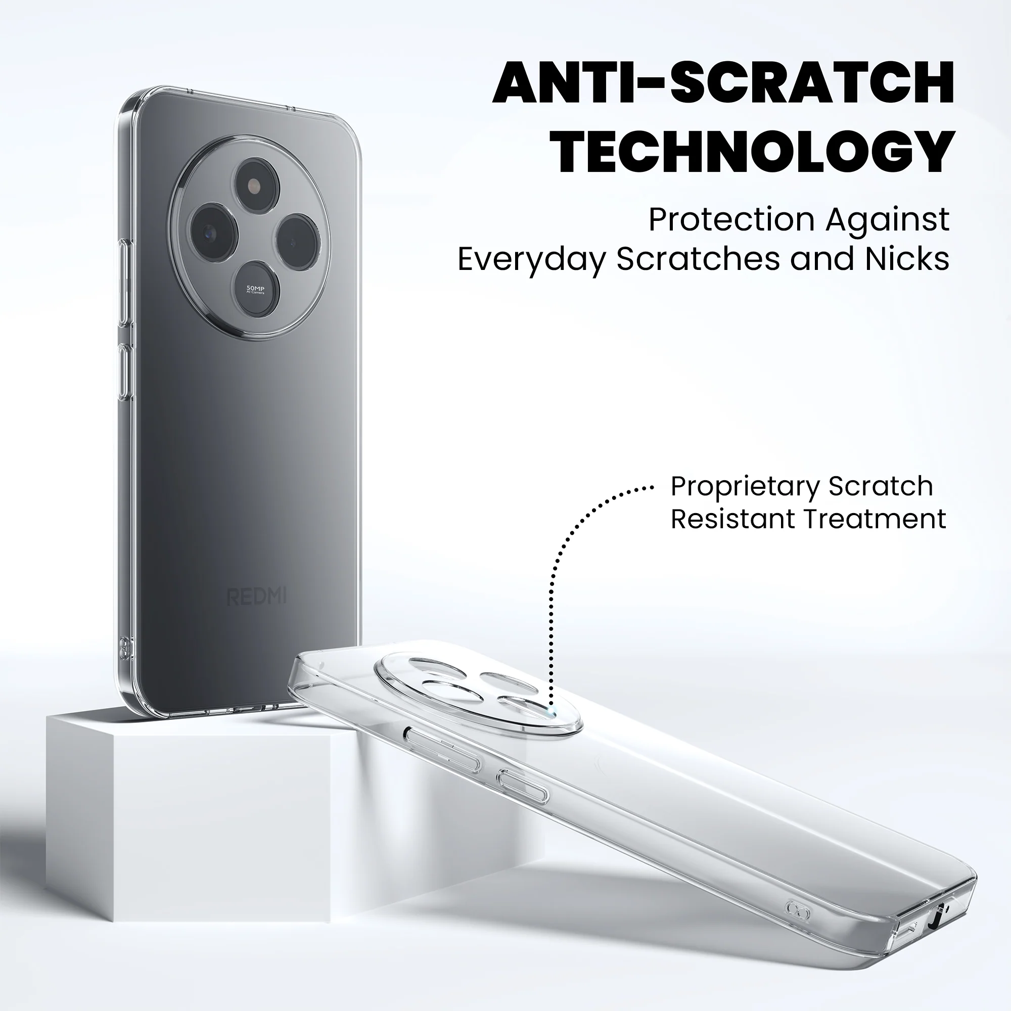 Anti-Yellow Clear Case - Redmi A3 - Image 7