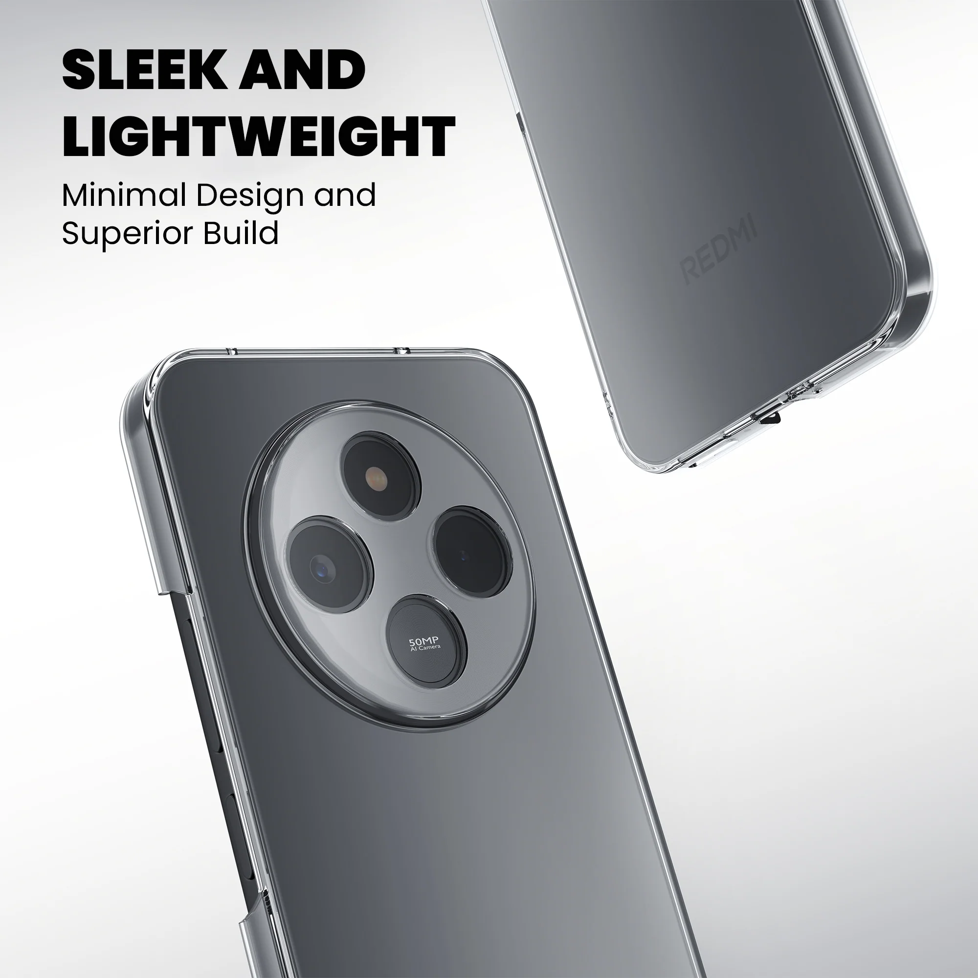 Anti-Yellow Clear Case - Redmi A3x - Image 2