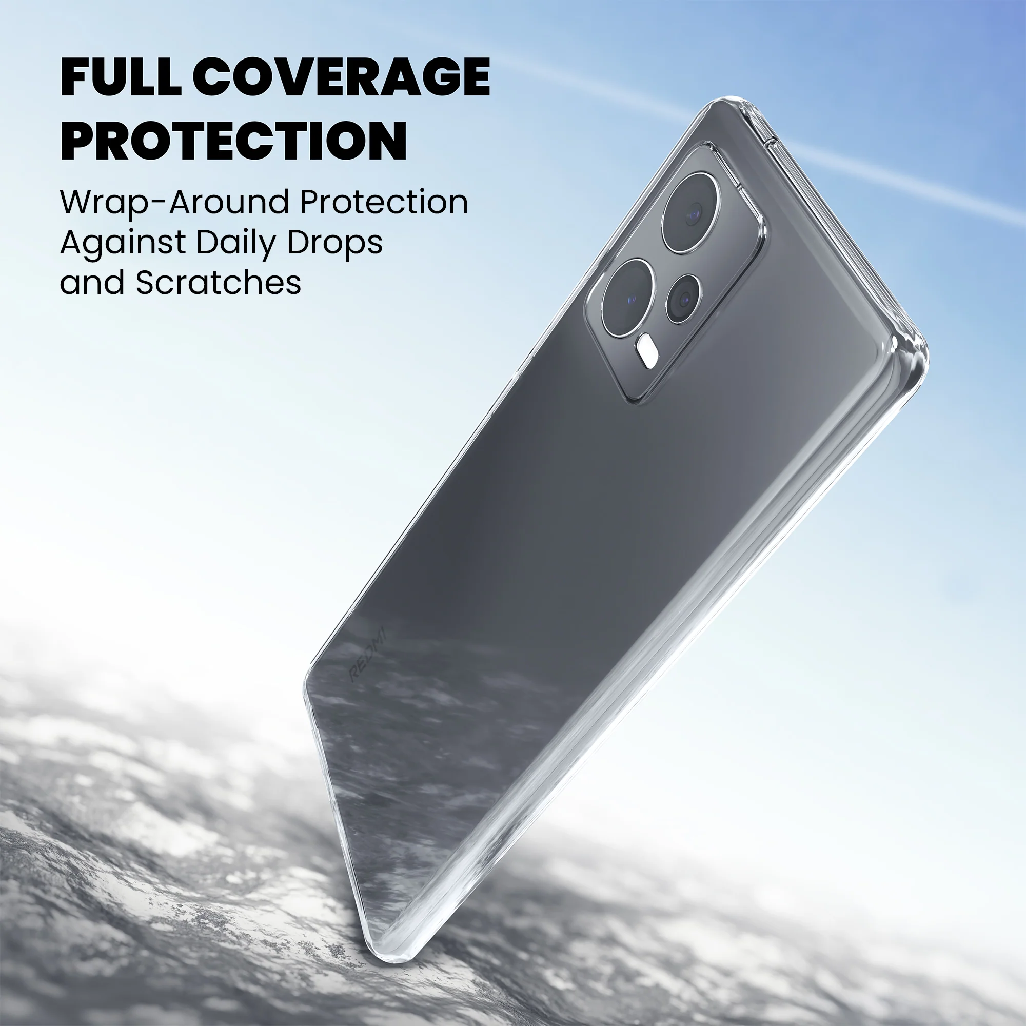 Anti-Yellow Clear Case - Redmi Note 10T 5G - Image 5