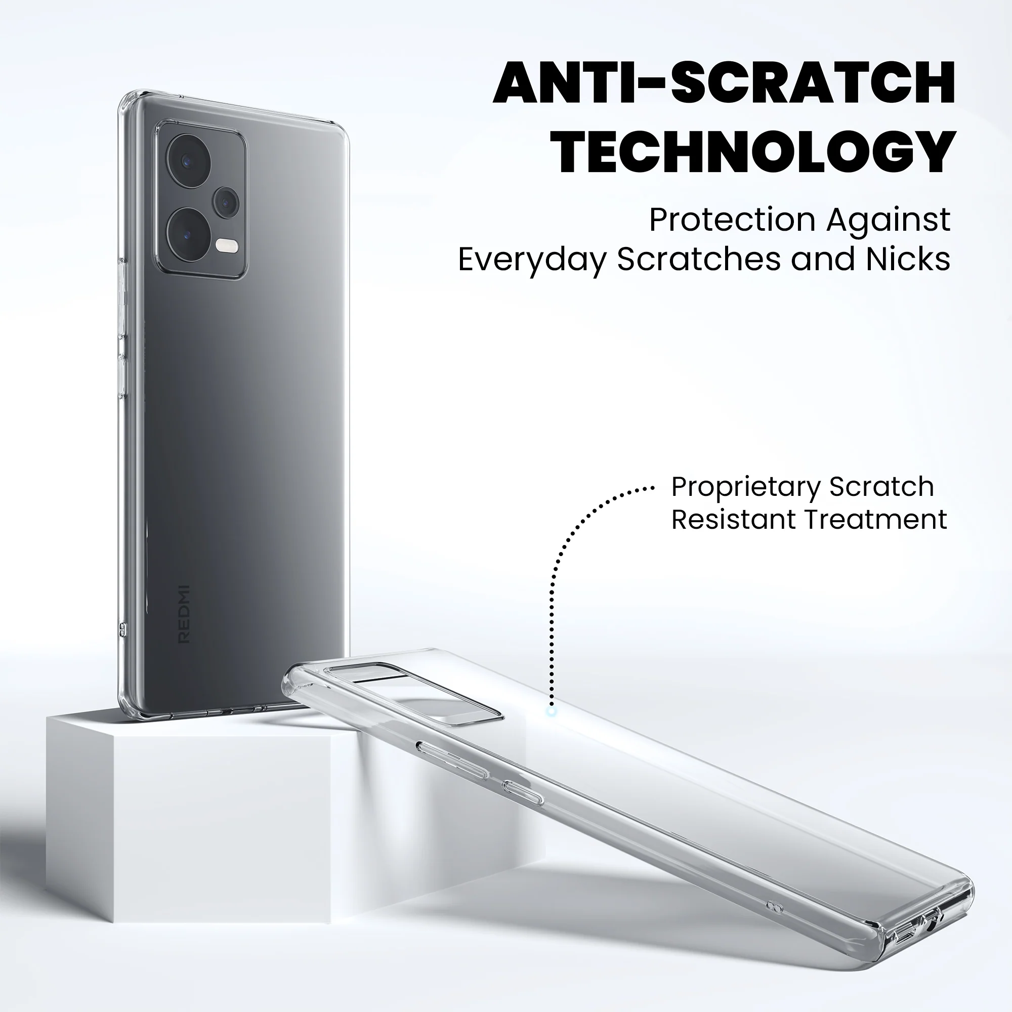 Anti-Yellow Clear Case - Redmi Note 11T 5G - Image 7