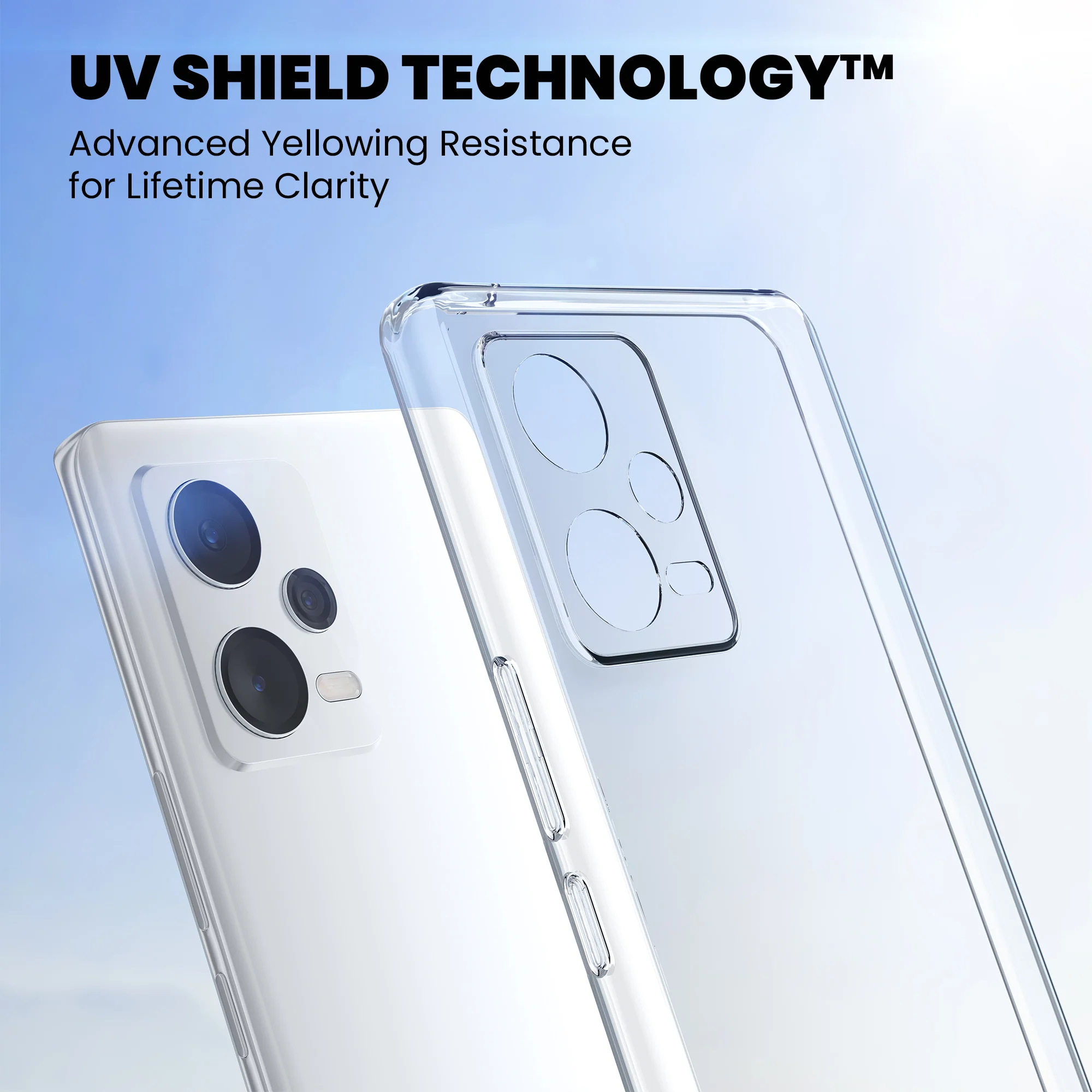 Anti-Yellow Clear Case - Redmi Note 13 Pro 5G - Image 3
