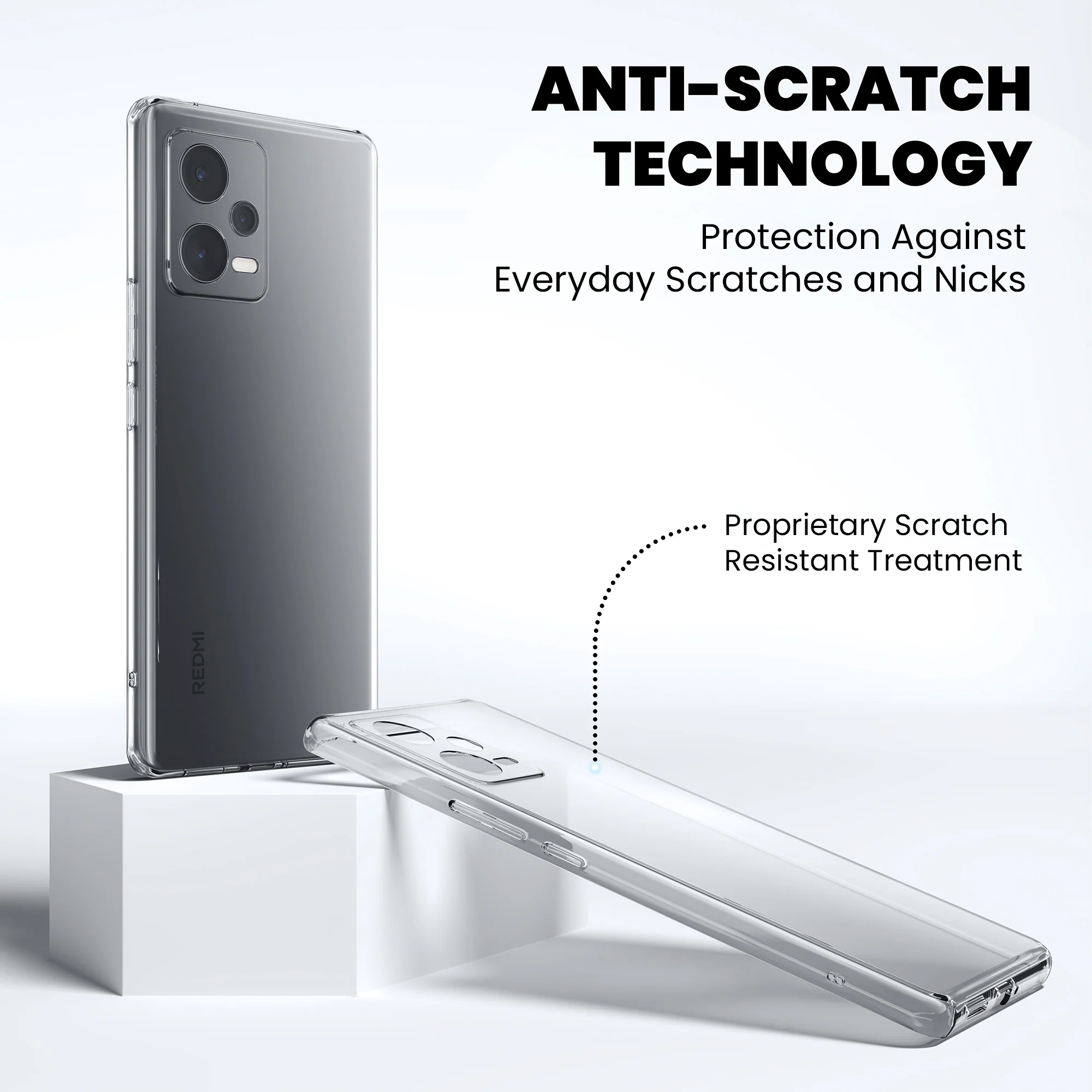 Anti-Yellow Clear Case - Redmi Note 13 Pro Plus 5G - Image 7