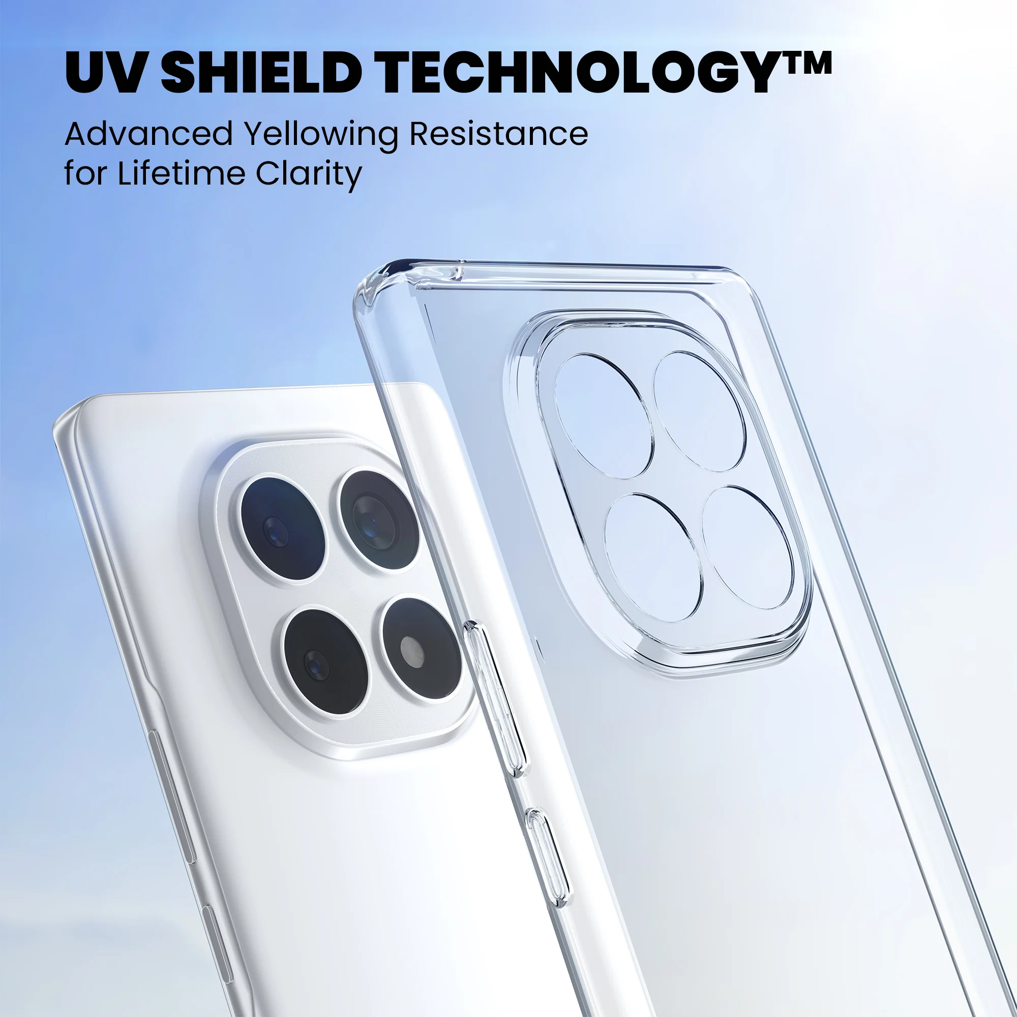 Anti-Yellow Clear Case - Redmi Note 14 Pro 5G - Image 3