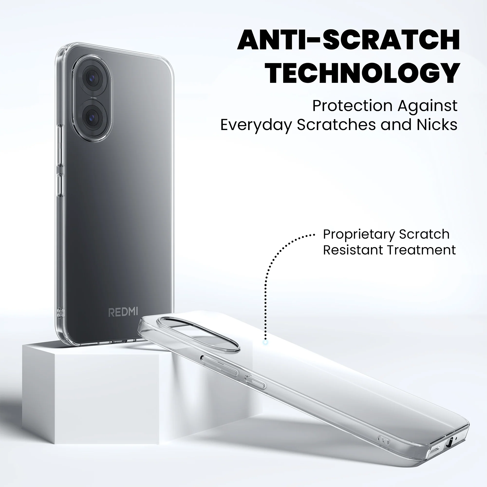 Anti-Yellow Clear Case - Redmi Note 8 Pro - Image 7