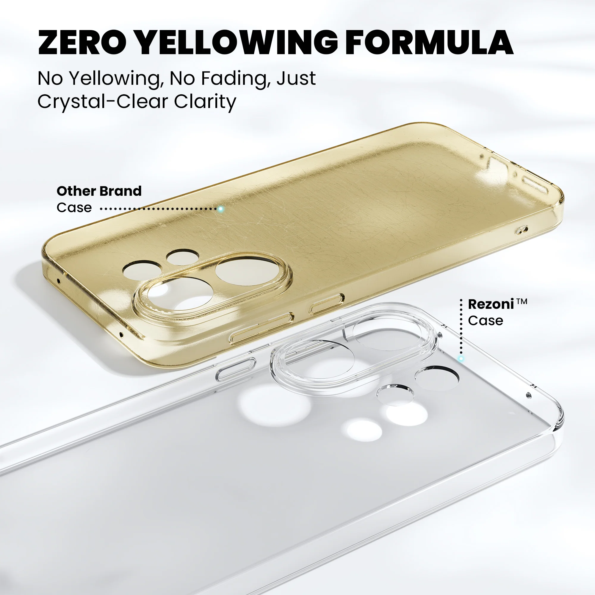 Anti-Yellow Clear Case - Vivo V15 - Image 4