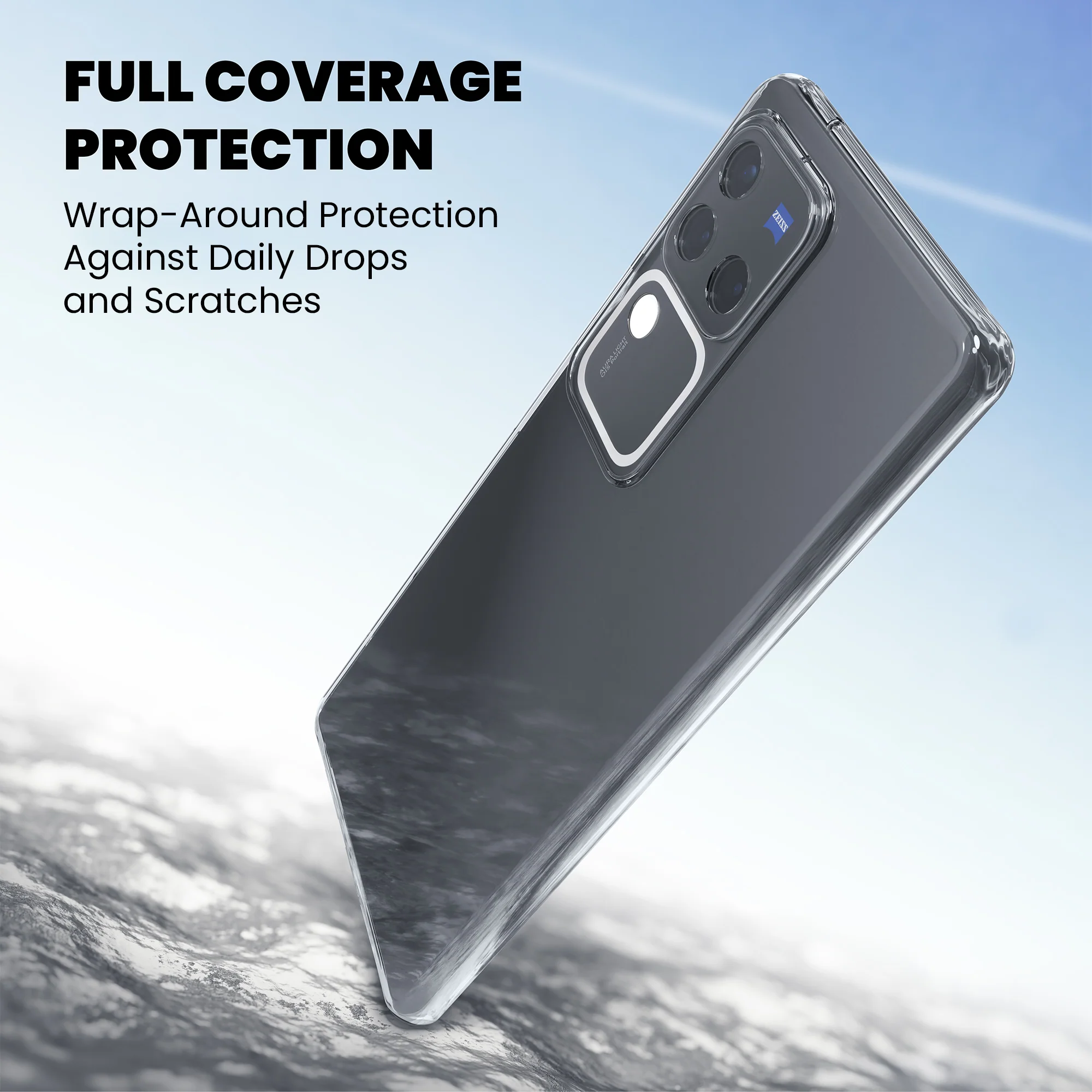 Anti-Yellow Clear Case - Vivo V20 - Image 5