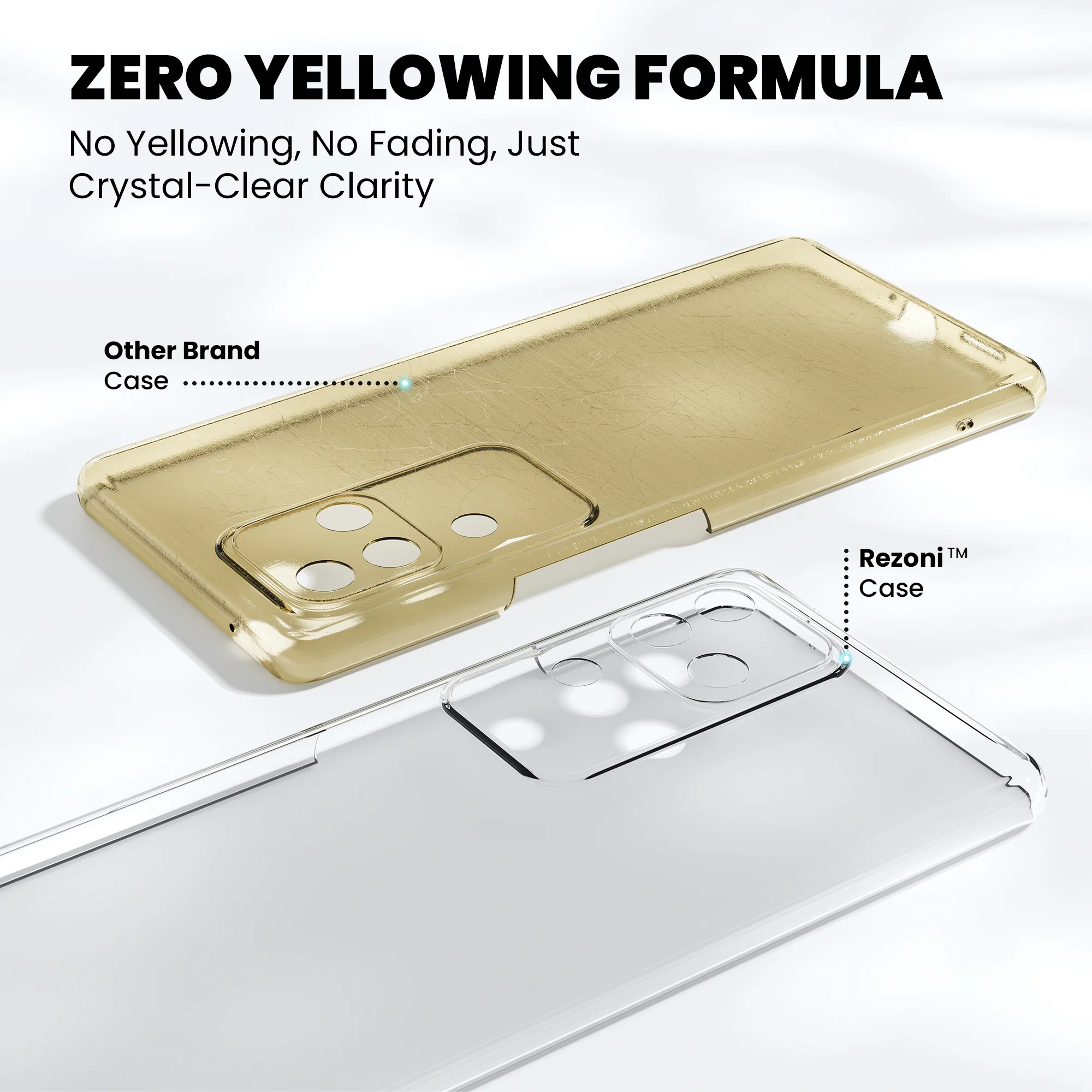 Anti-Yellow Clear Case - Vivo V30 Pro - Image 4
